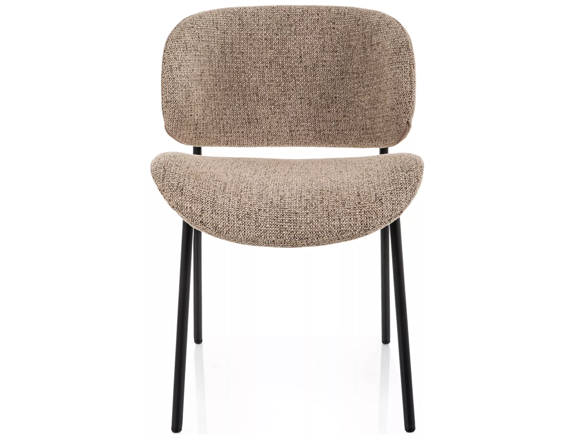 Jedálenská stolička Kiso Noelle, tmavá béžová / čierna