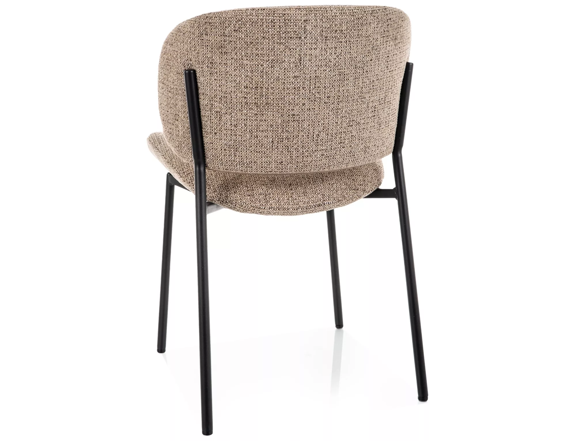 Jedálenská stolička Kiso Noelle, tmavá béžová / čierna