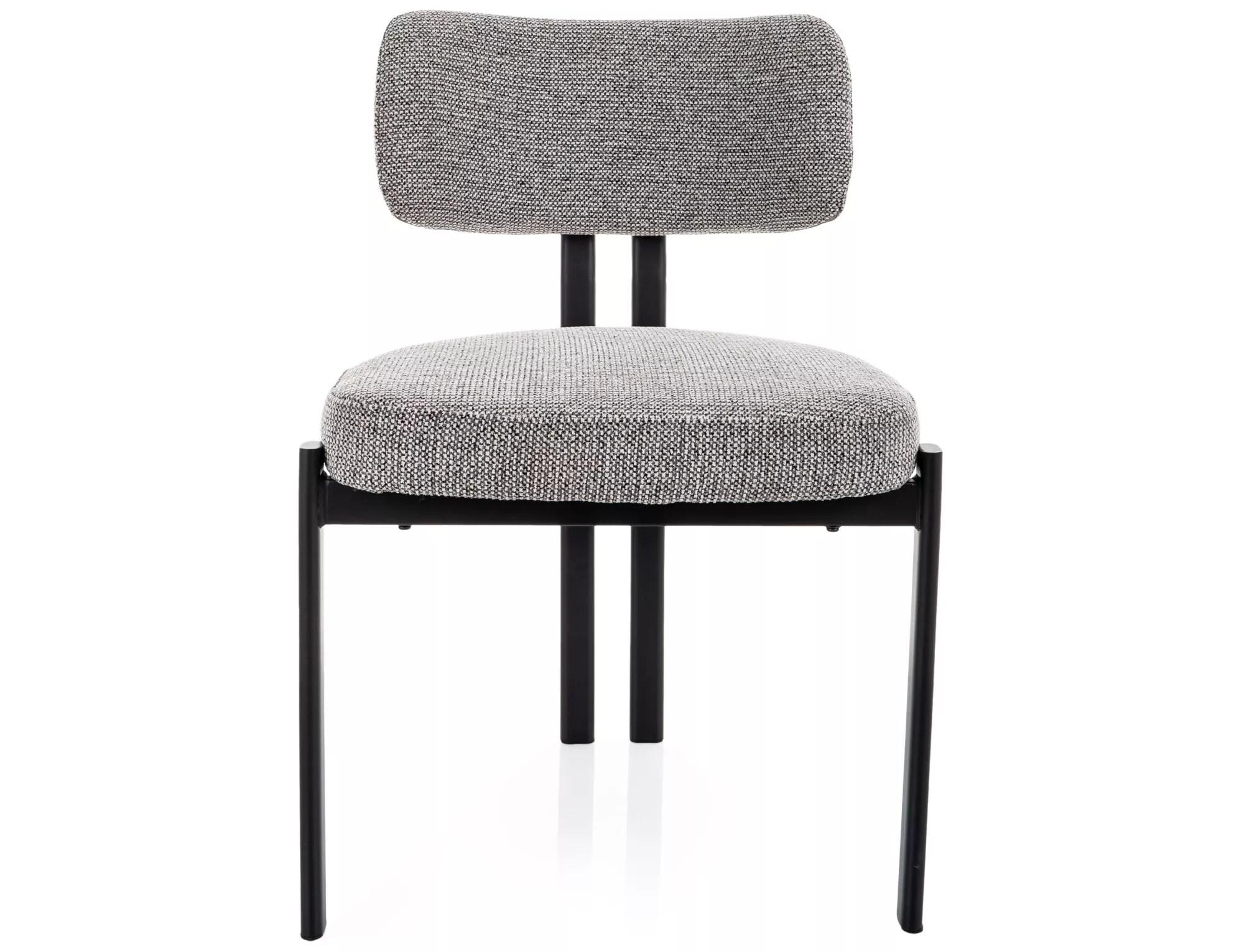 Jedálenská stolička Misaki, sivá / čierna