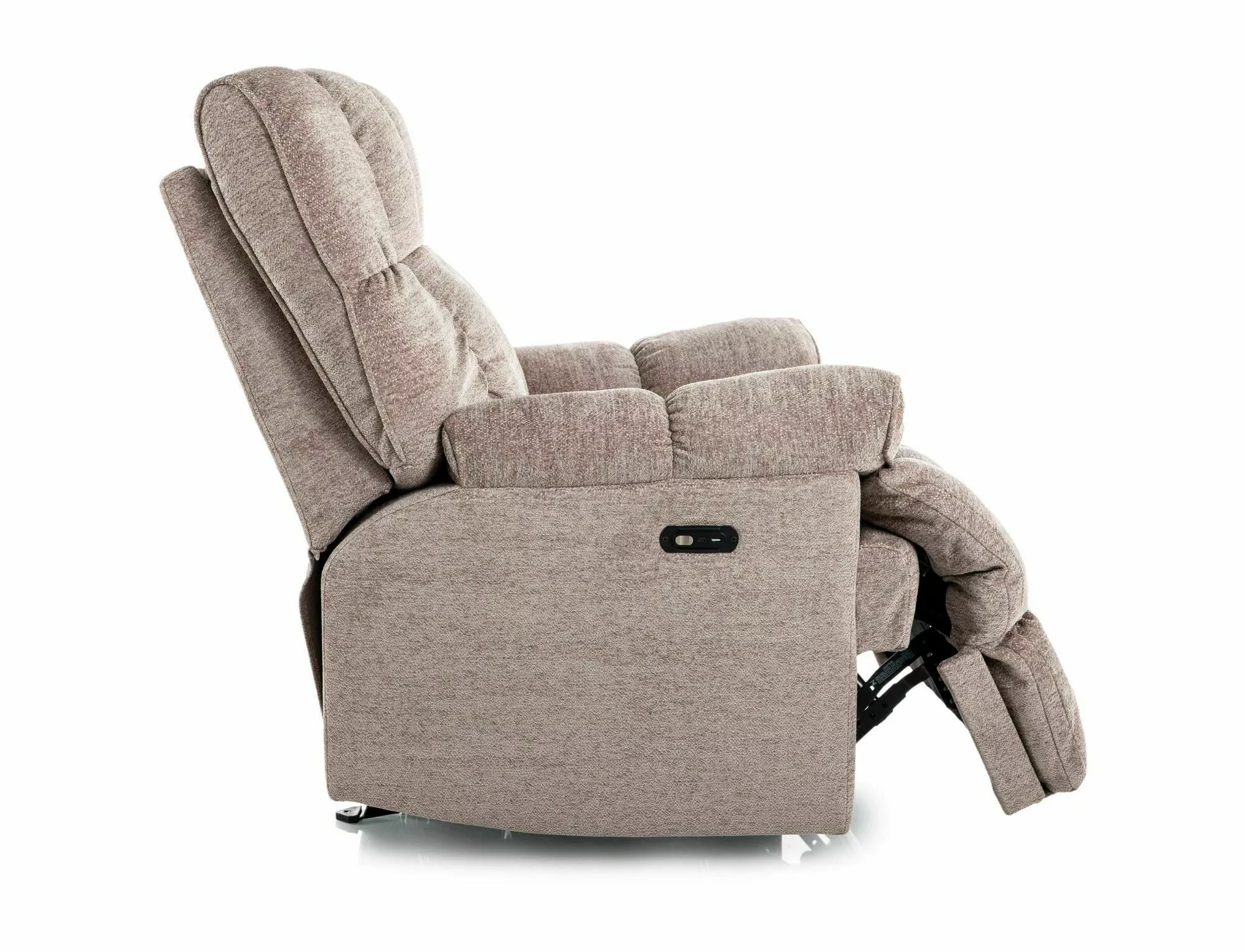 Polohovacie relaxačné kreslo Homer Raven, tmavá béžová