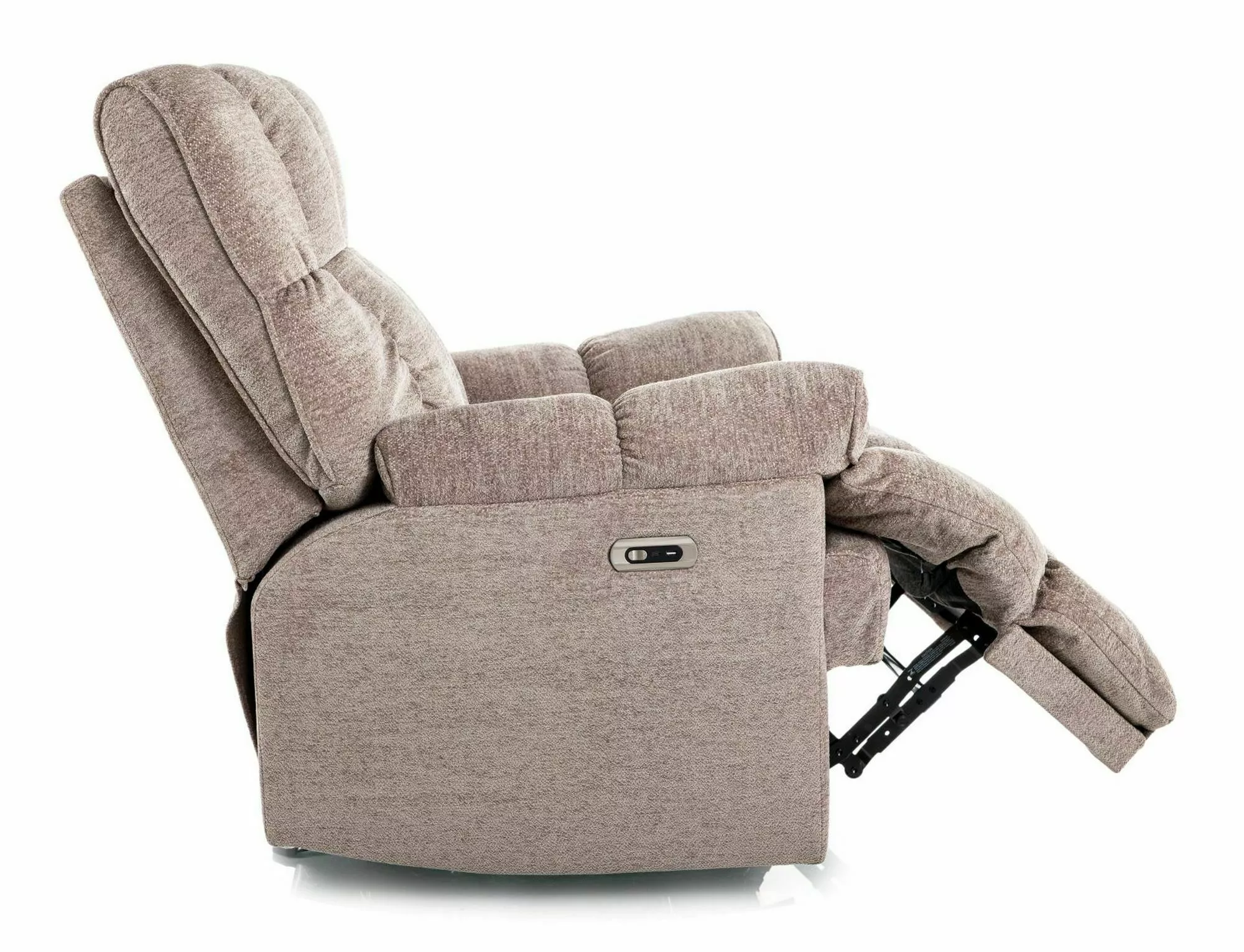 Polohovacie relaxačné kreslo Homer Raven, tmavá béžová