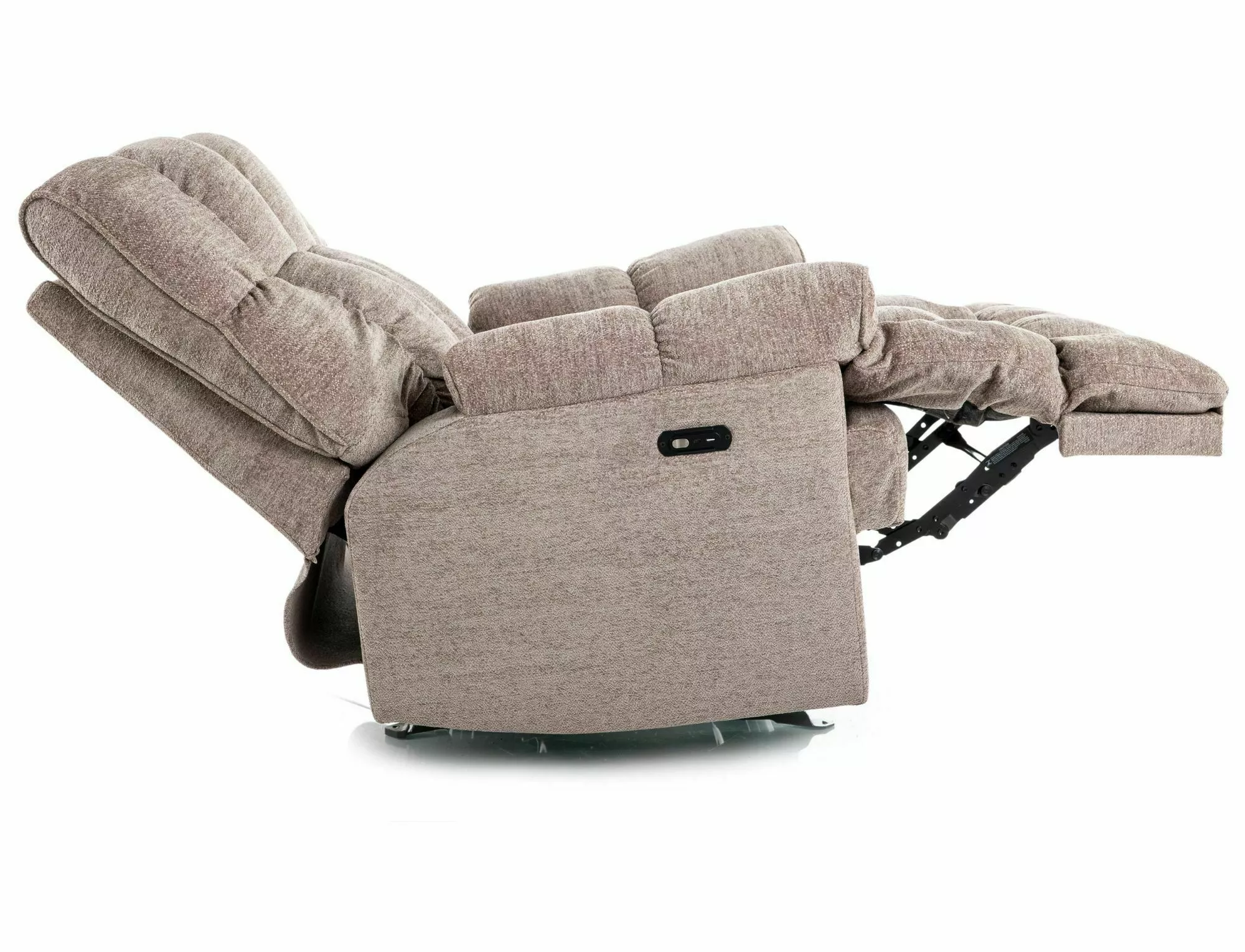 Polohovacie relaxačné kreslo Homer Raven, tmavá béžová