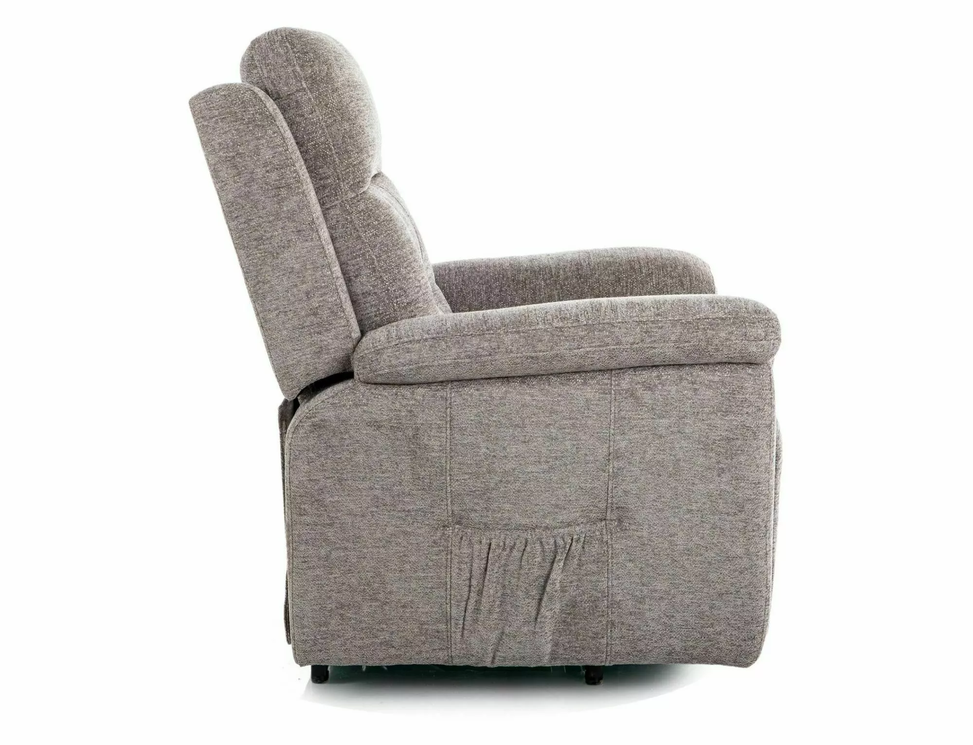 Polohovacie relaxačné kreslo Morgan Raven, sivá