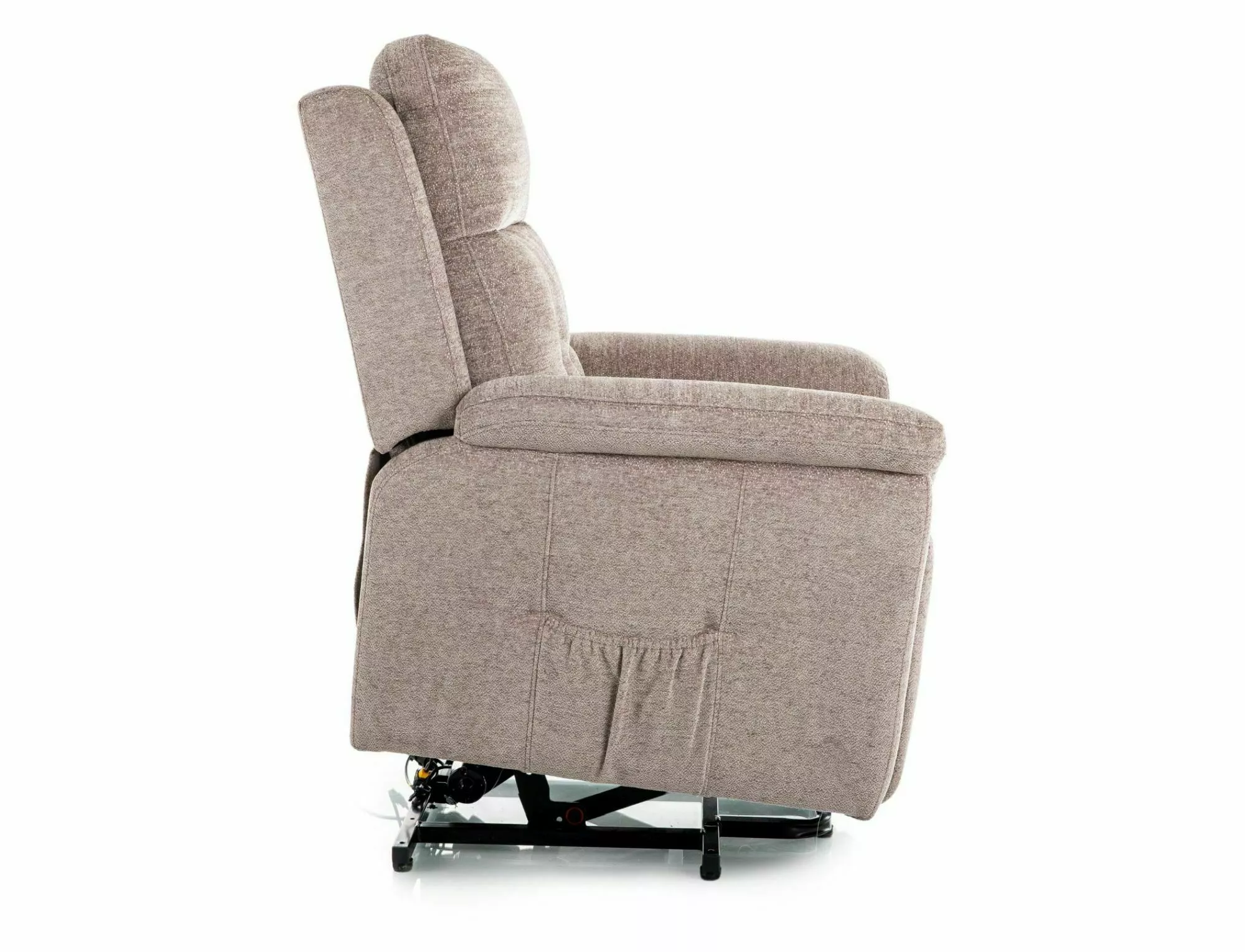 Polohovacie relaxačné kreslo Morgan Raven, tmavá béžová