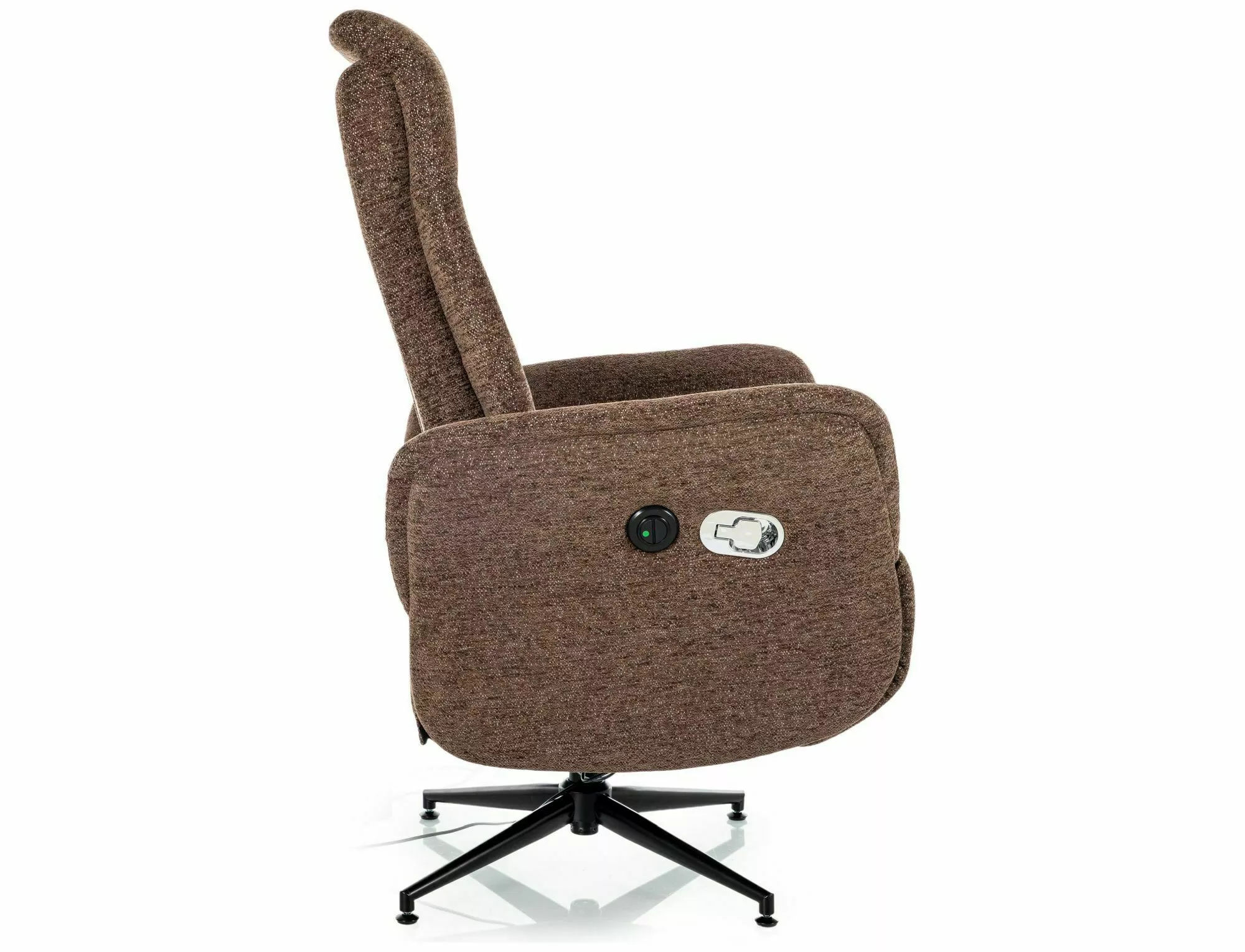 NESTOR RAVEN polohovacie kreslo, CAPPUCCINO 45