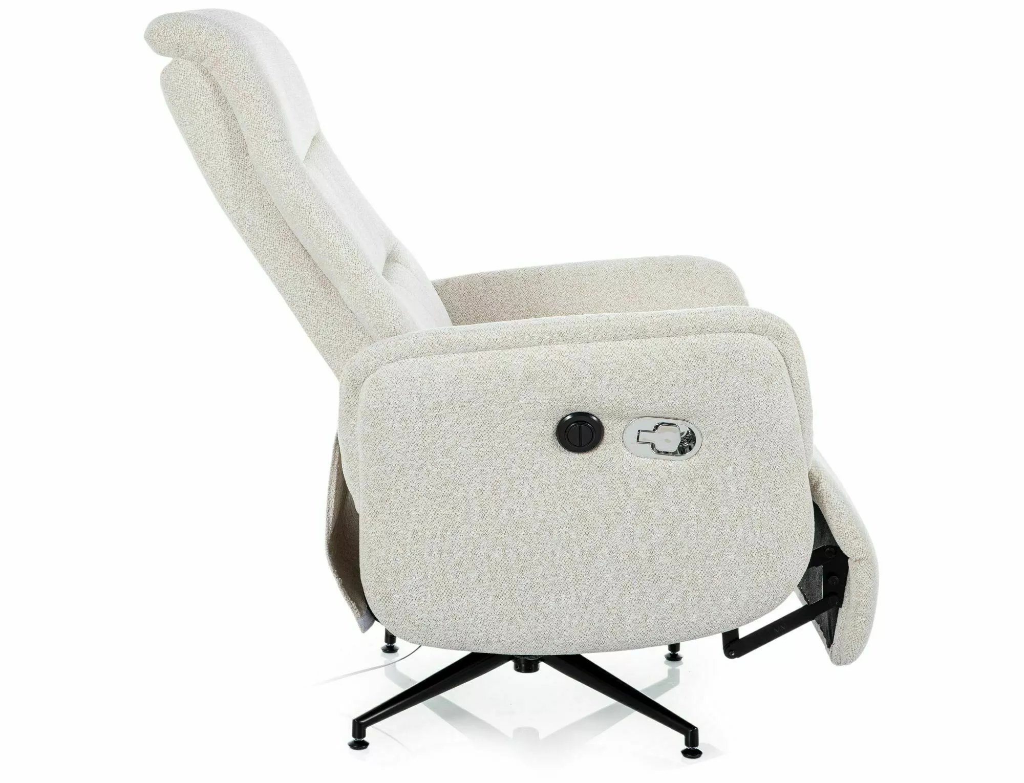 Polohovacie relaxačné kreslo Nestor Raven, béžová