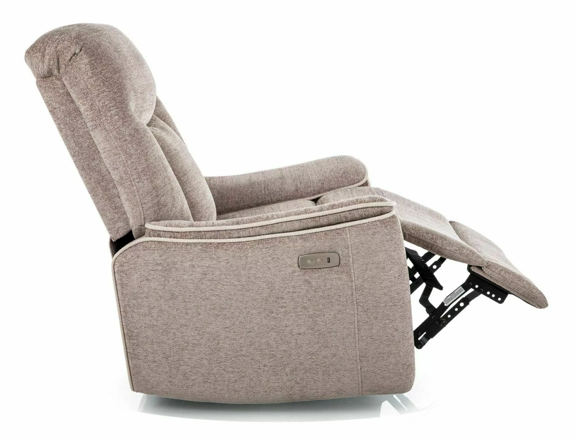 Rozkladacie relaxačné kreslo Odys Raven, tmavá béžová