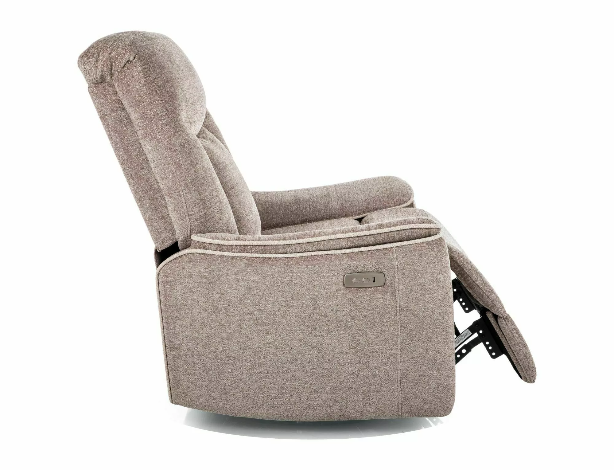 Rozkladacie relaxačné kreslo Odys Raven, tmavá béžová