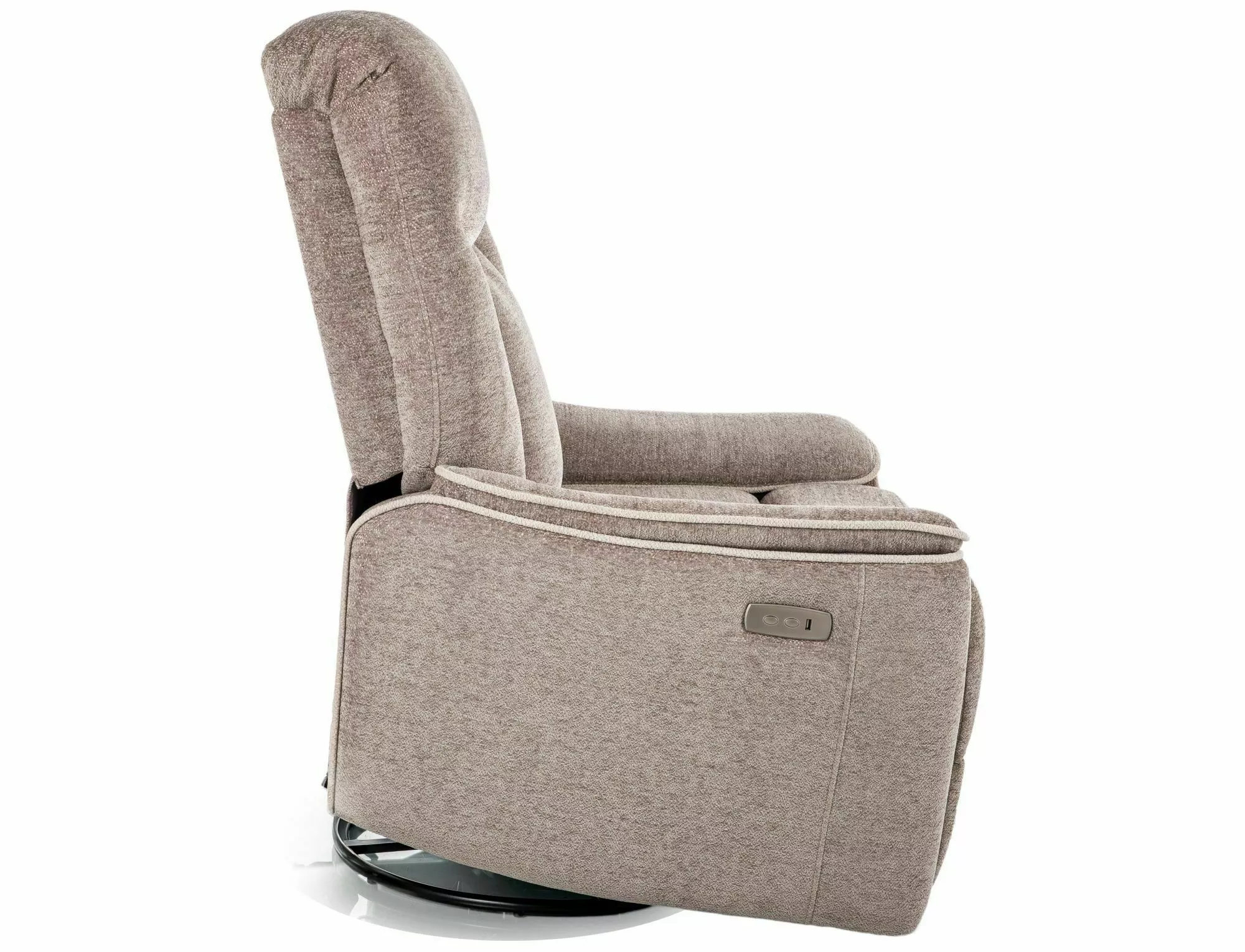 Rozkladacie relaxačné kreslo Odys Raven, tmavá béžová