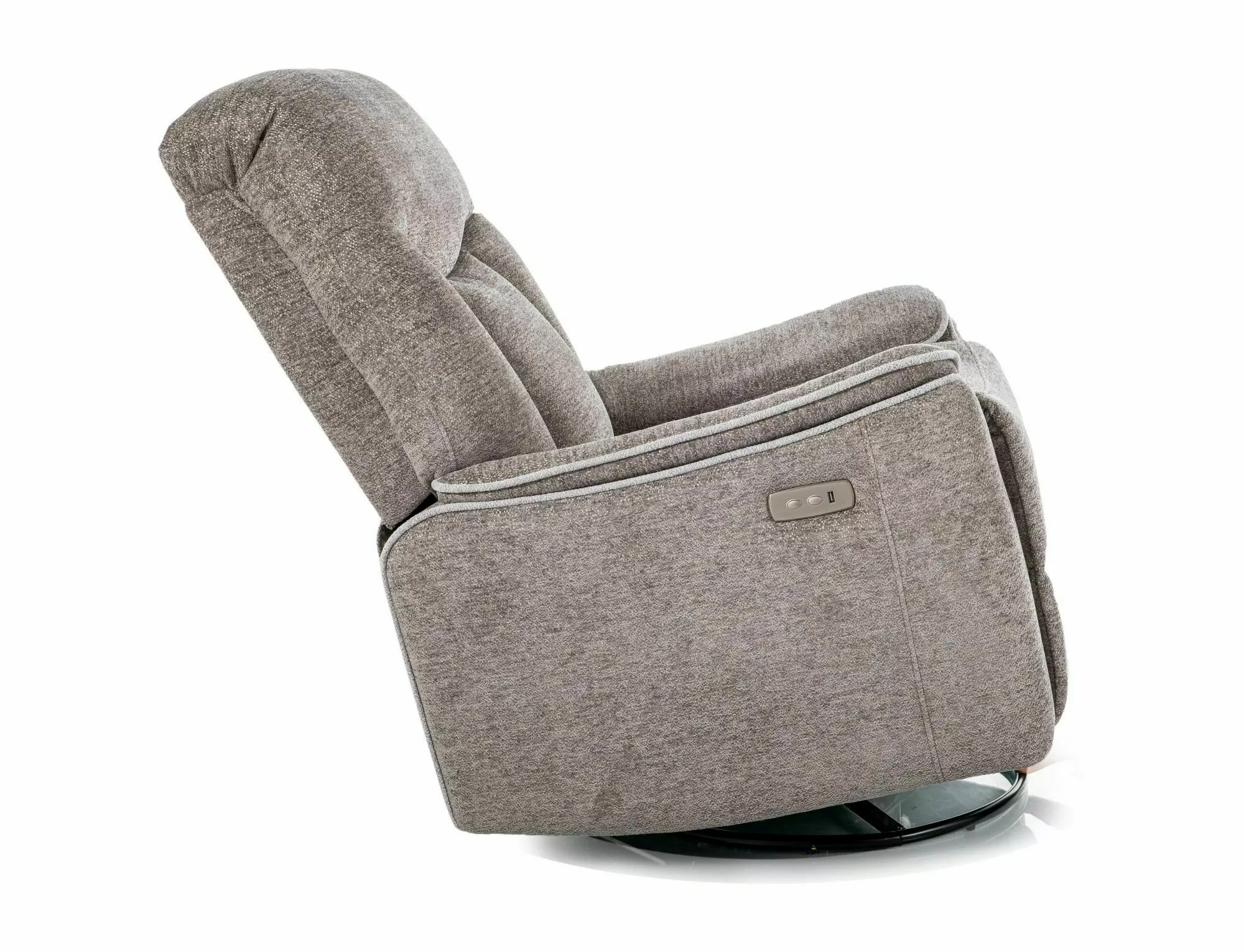 Rozkladacie relaxačné kreslo Odys Raven, sivá