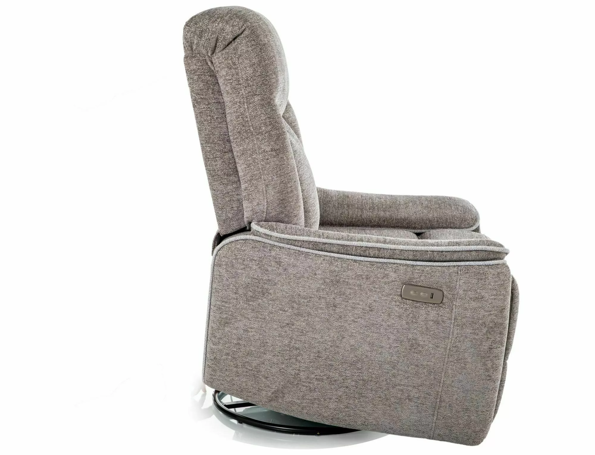 Rozkladacie relaxačné kreslo Odys Raven, sivá