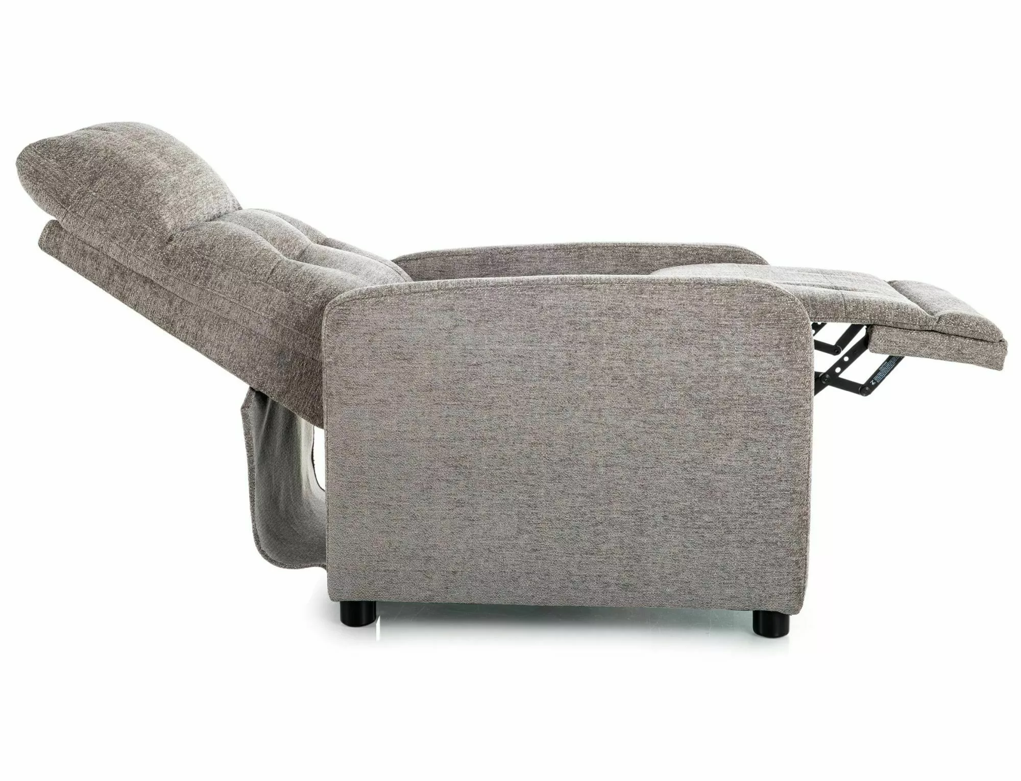 Polohovacie relaxačné kreslo Otus Raven, sivá