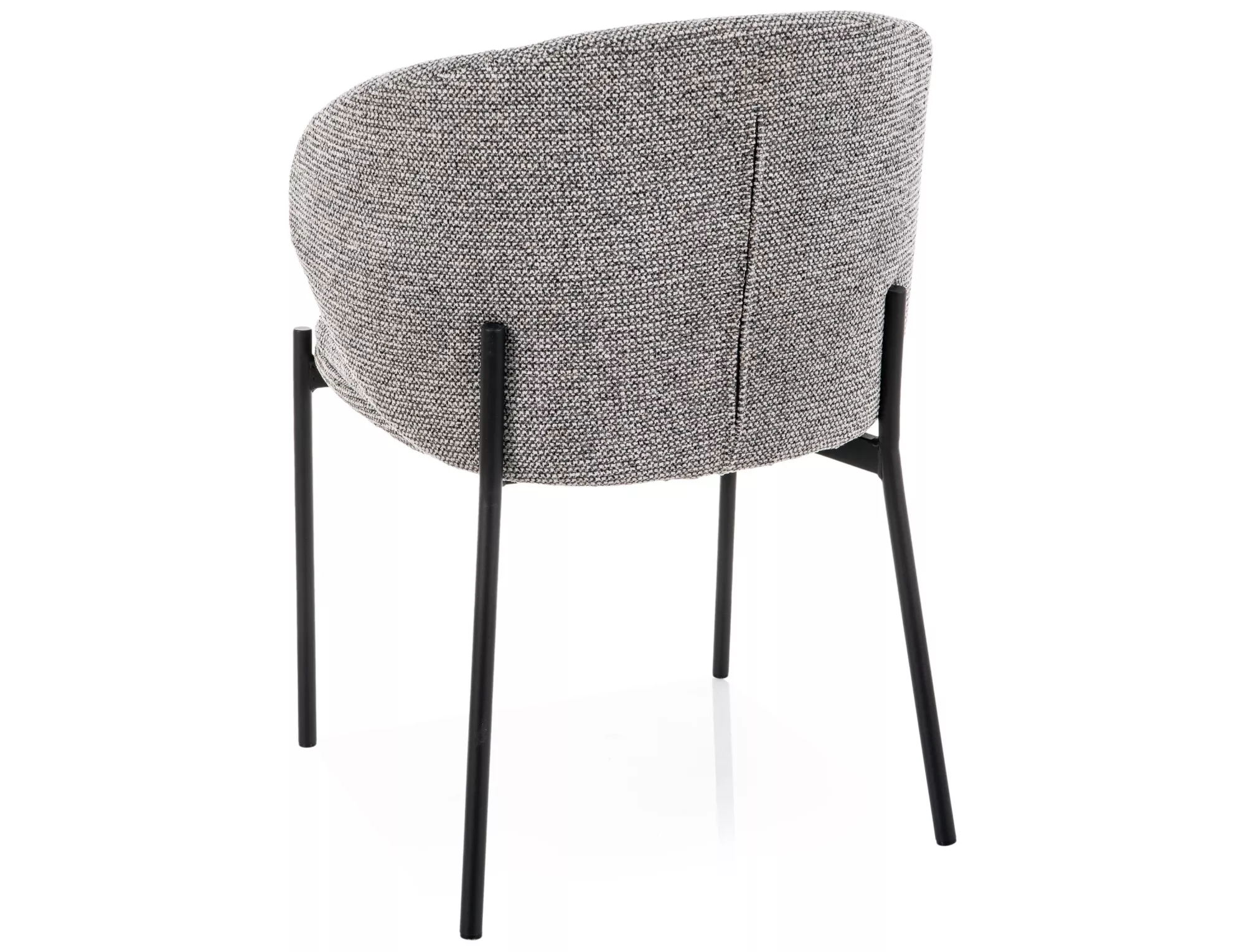 Jedálenská stolička Kioto, sivá / čierna