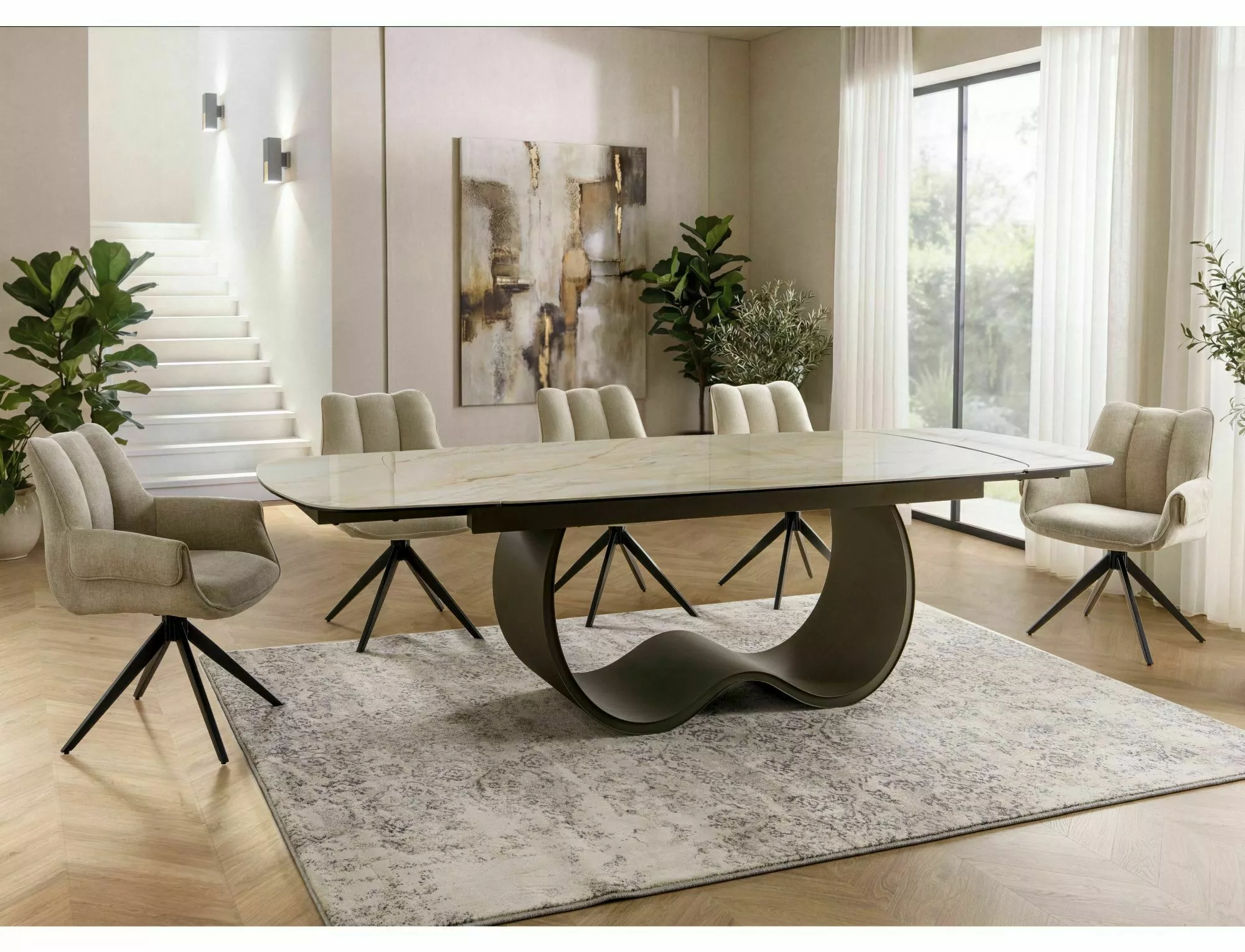 Jedálenská stolička Gio, béžová