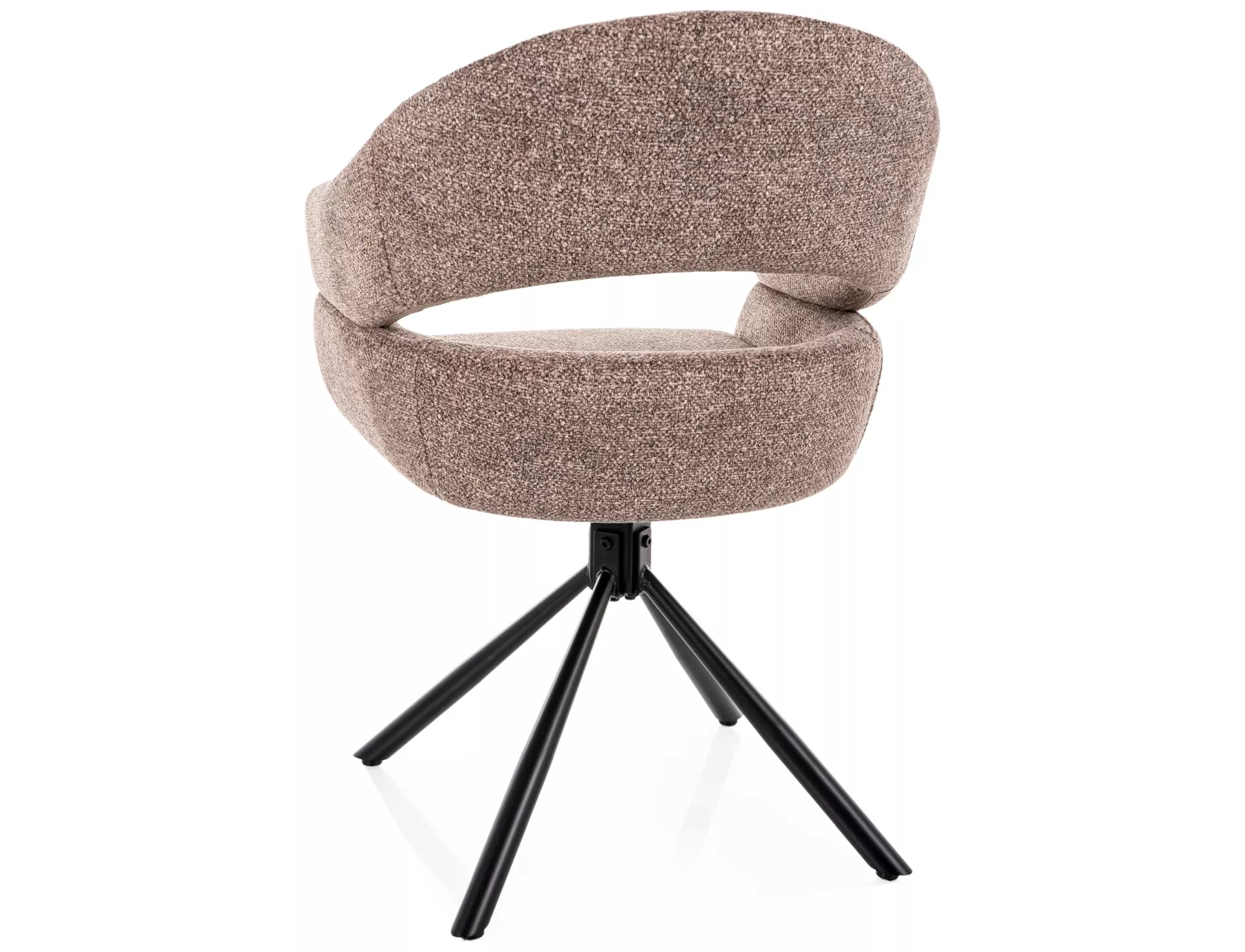 Jedálenská stolička Borgo Leo, tmavá béžová