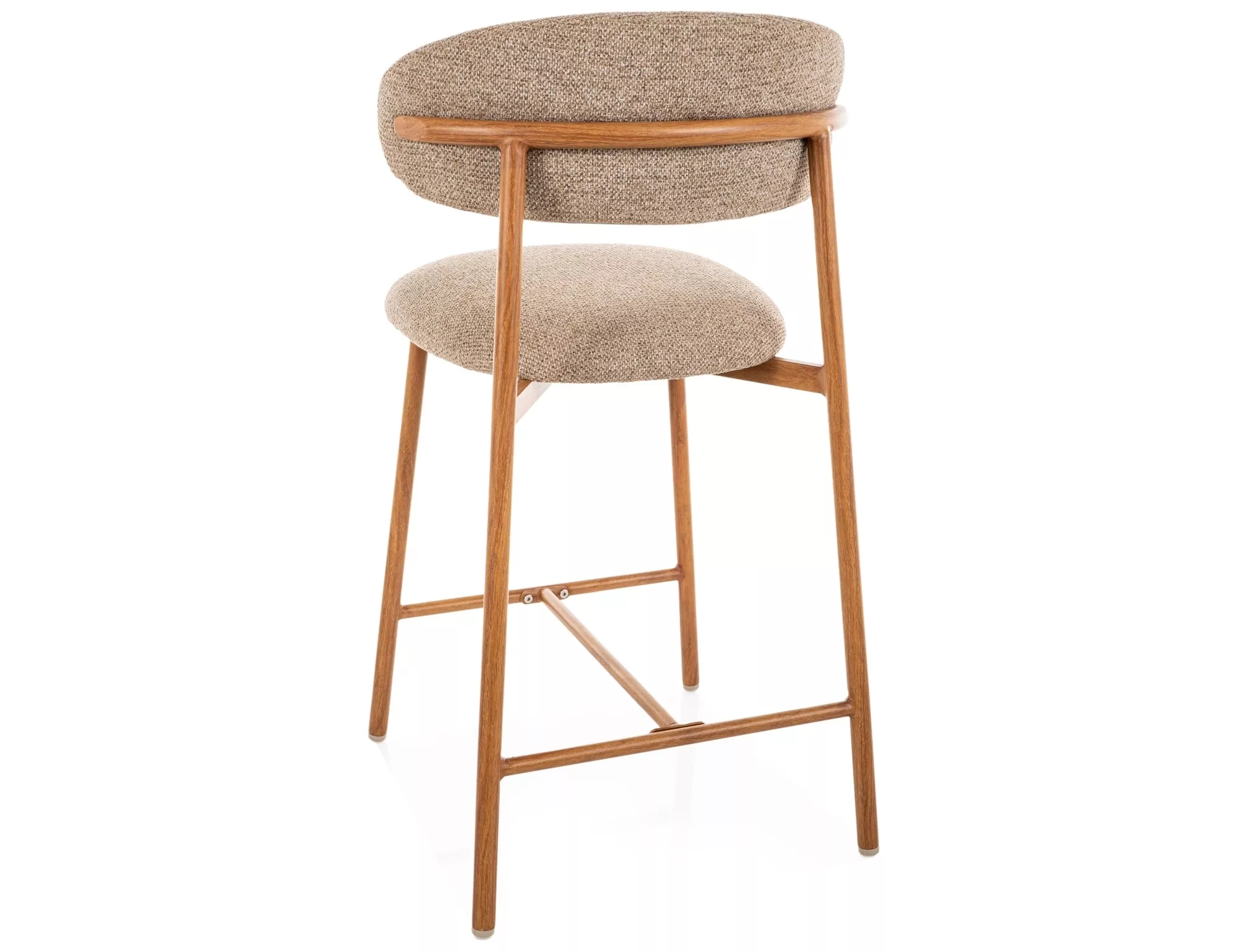 Elton H-2 barová stolička, béžová / dub