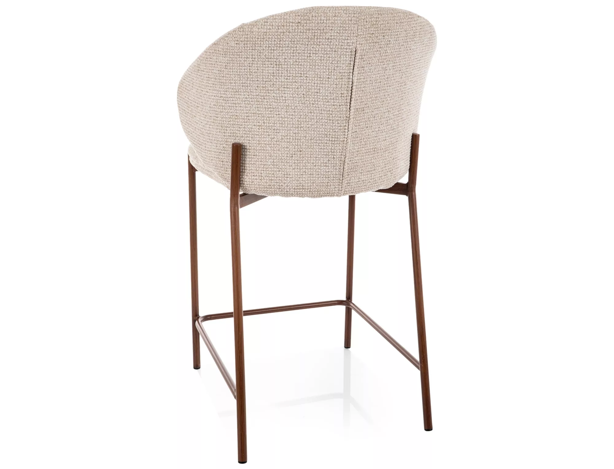 Barová stolička Kioto H-2, svetlo béžová / orech