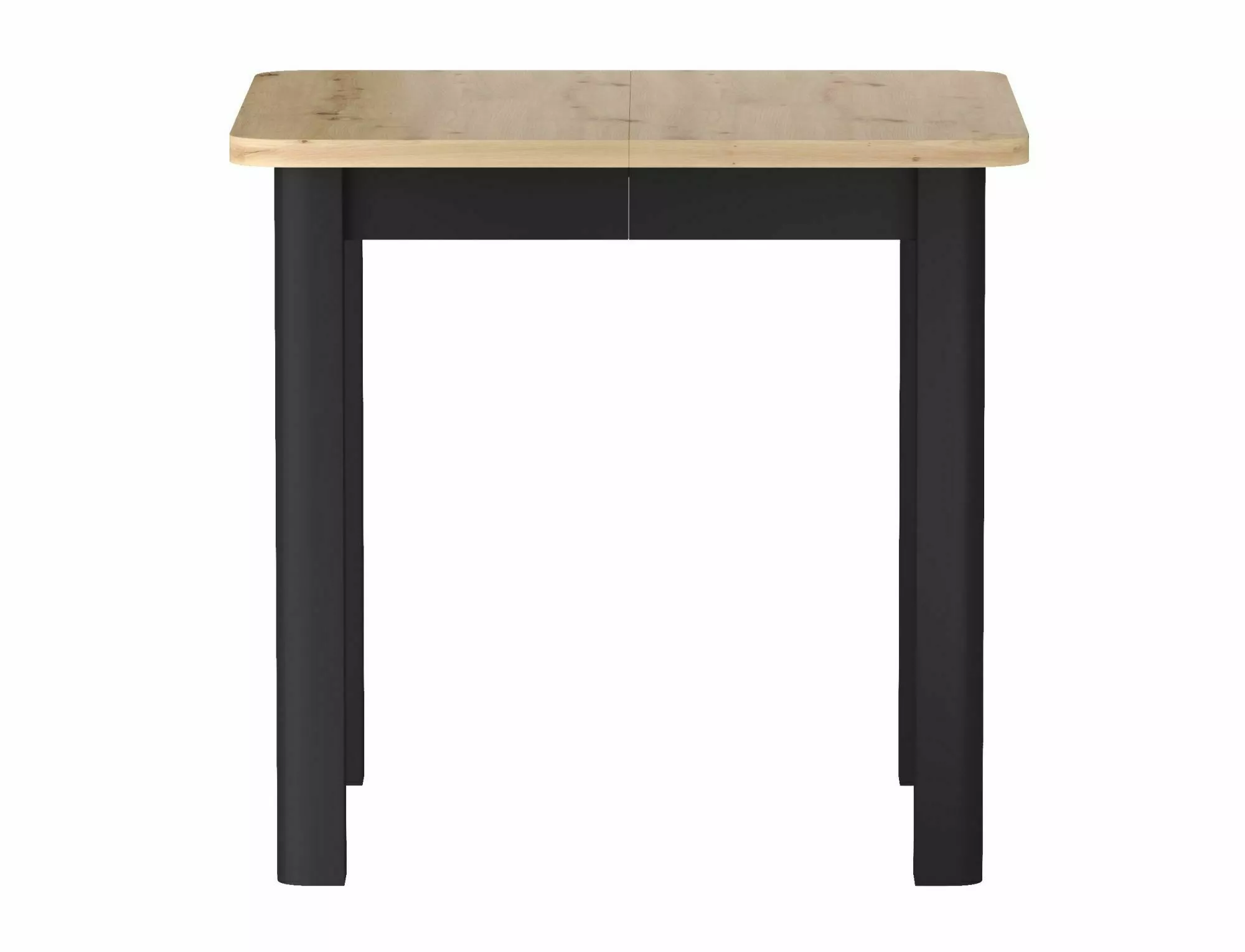 Jedálenský stôl Oskar 80-200, čierna