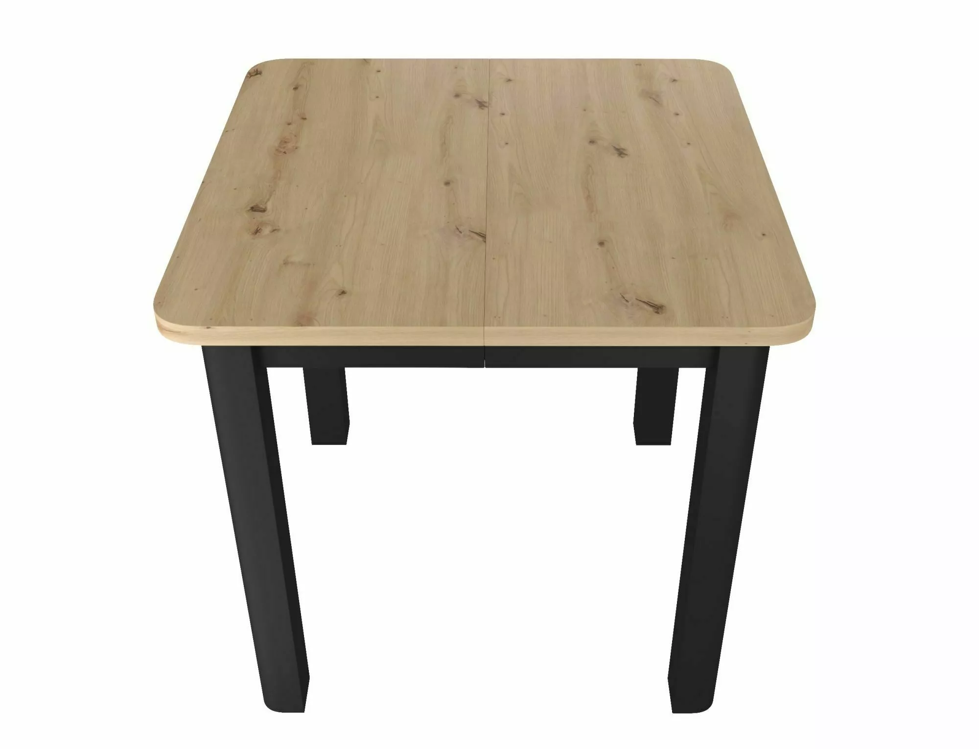 Jedálenský stôl Oskar 80-200, čierna