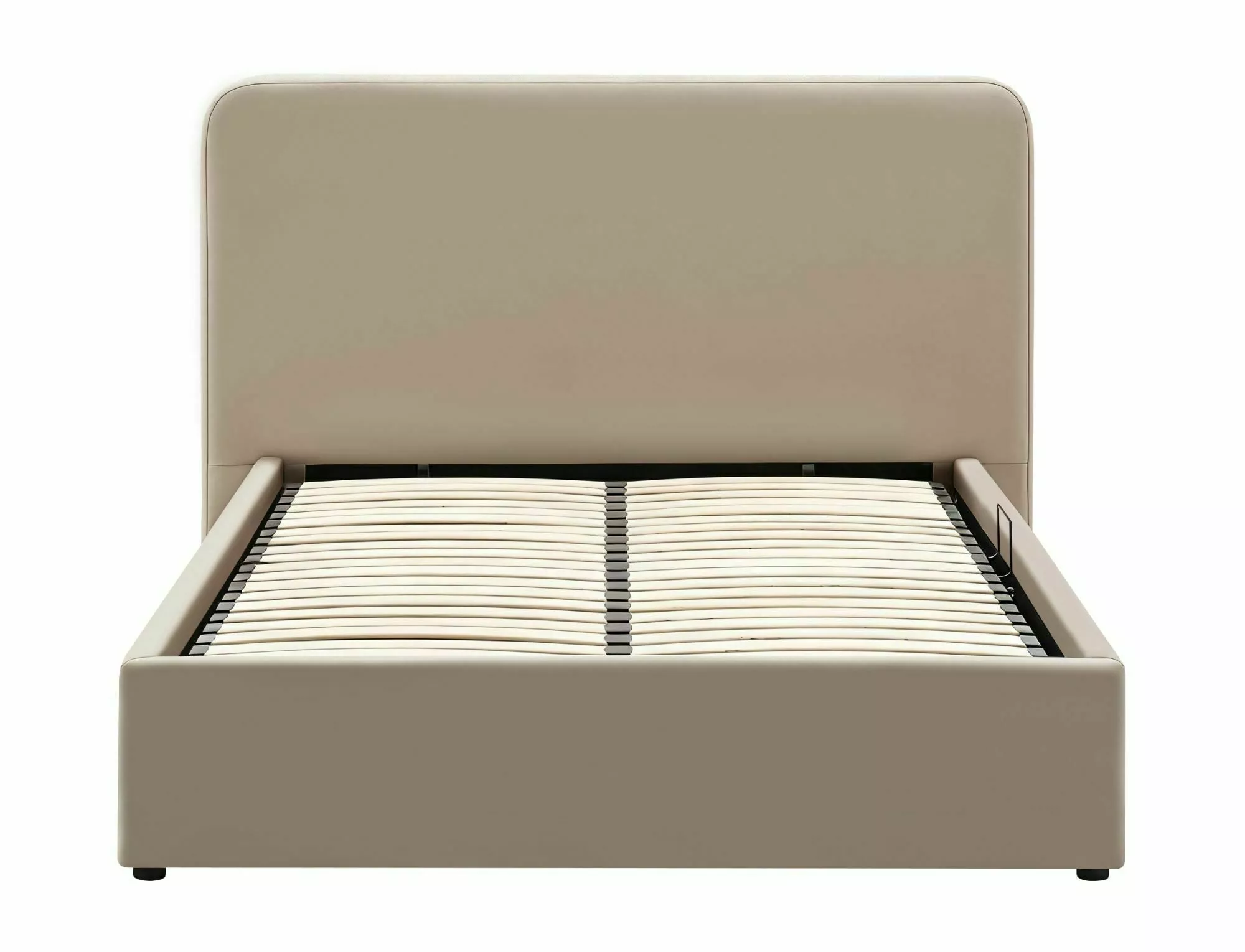 Posteľ 160x200 Lumia Velvet, tmavá béžová