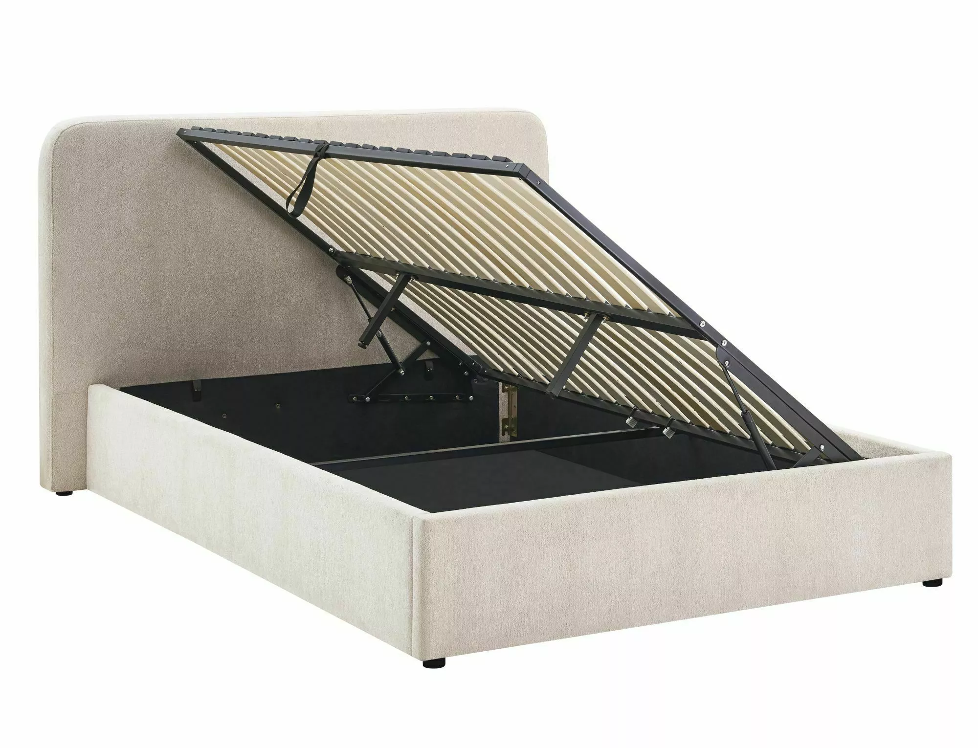 Posteľ 140x200 Lumia Raven, béžová