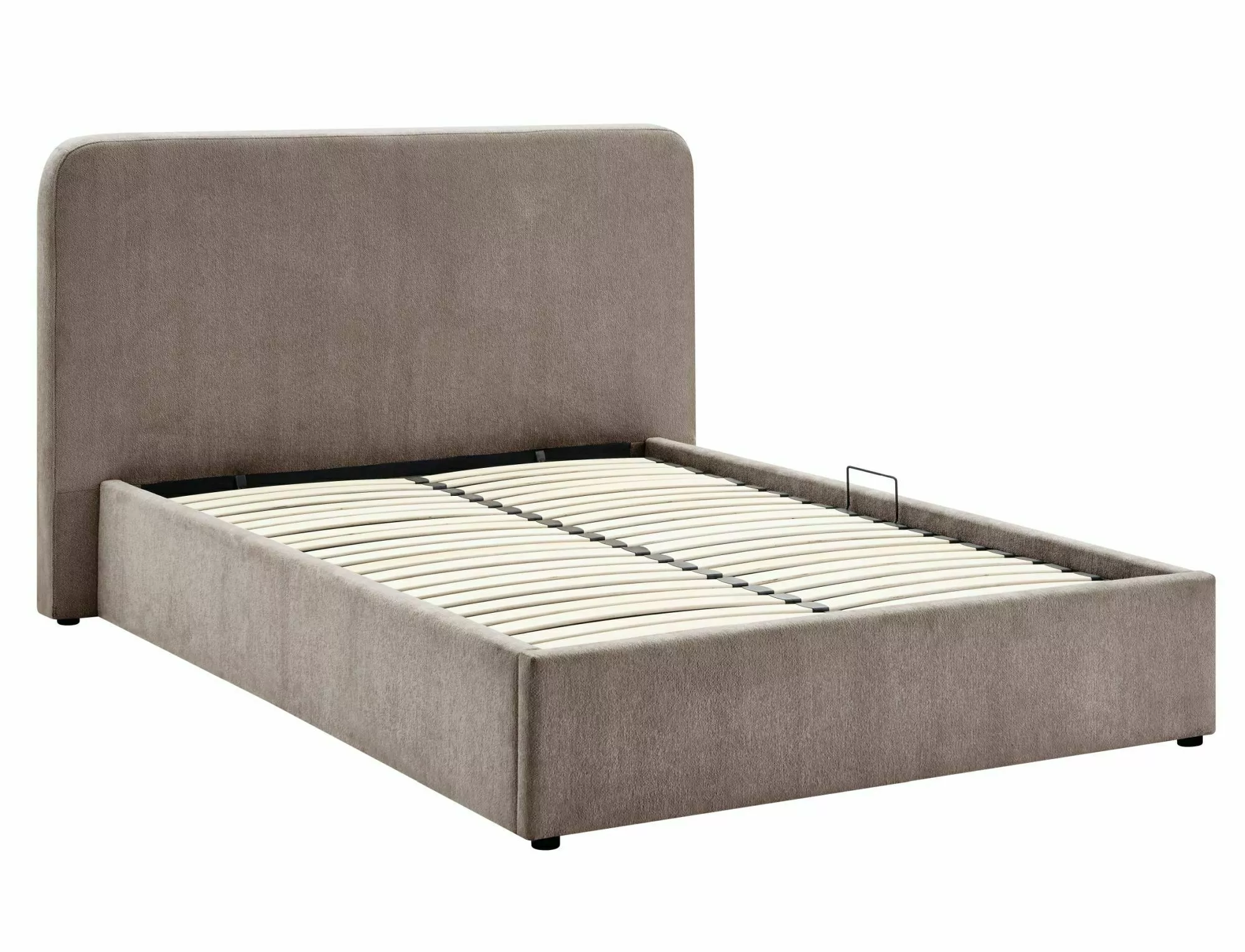 Posteľ 160x200 Lumia Raven, tmavá béžová