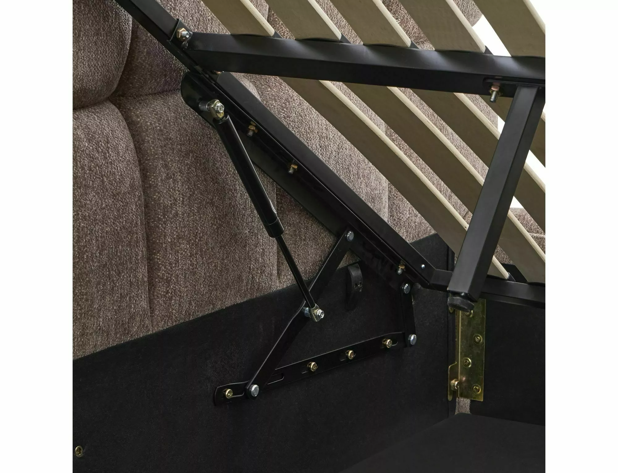 Posteľ 140x200 Parma Raven, tmavá béžová