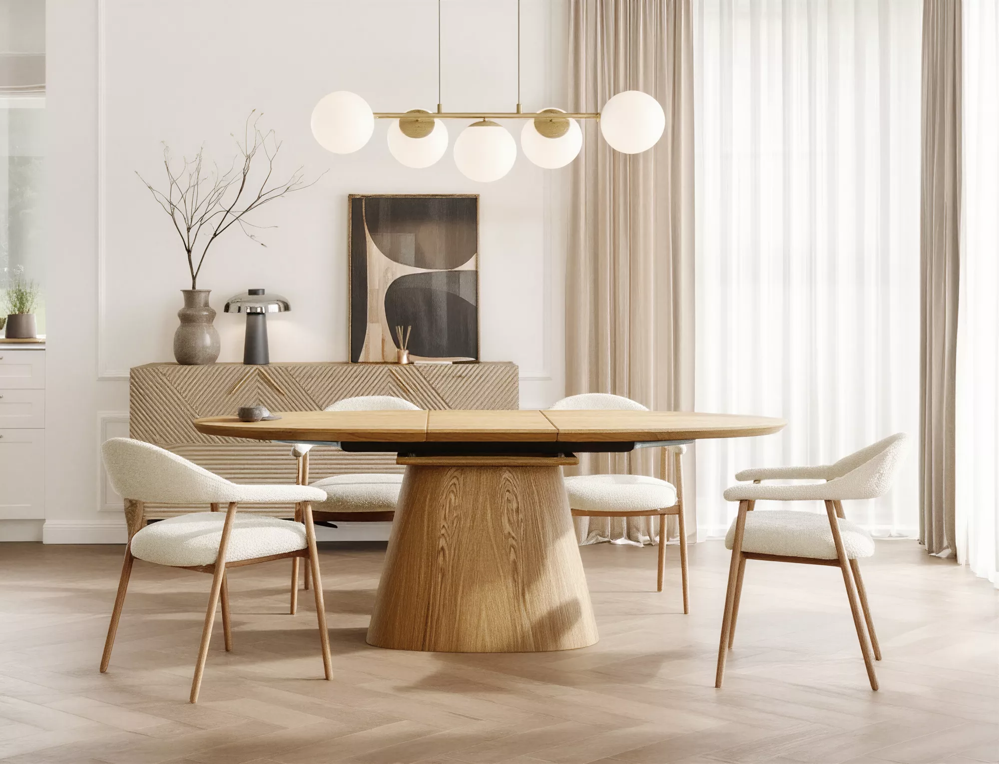 Marocco jedálenský  stôl, dub