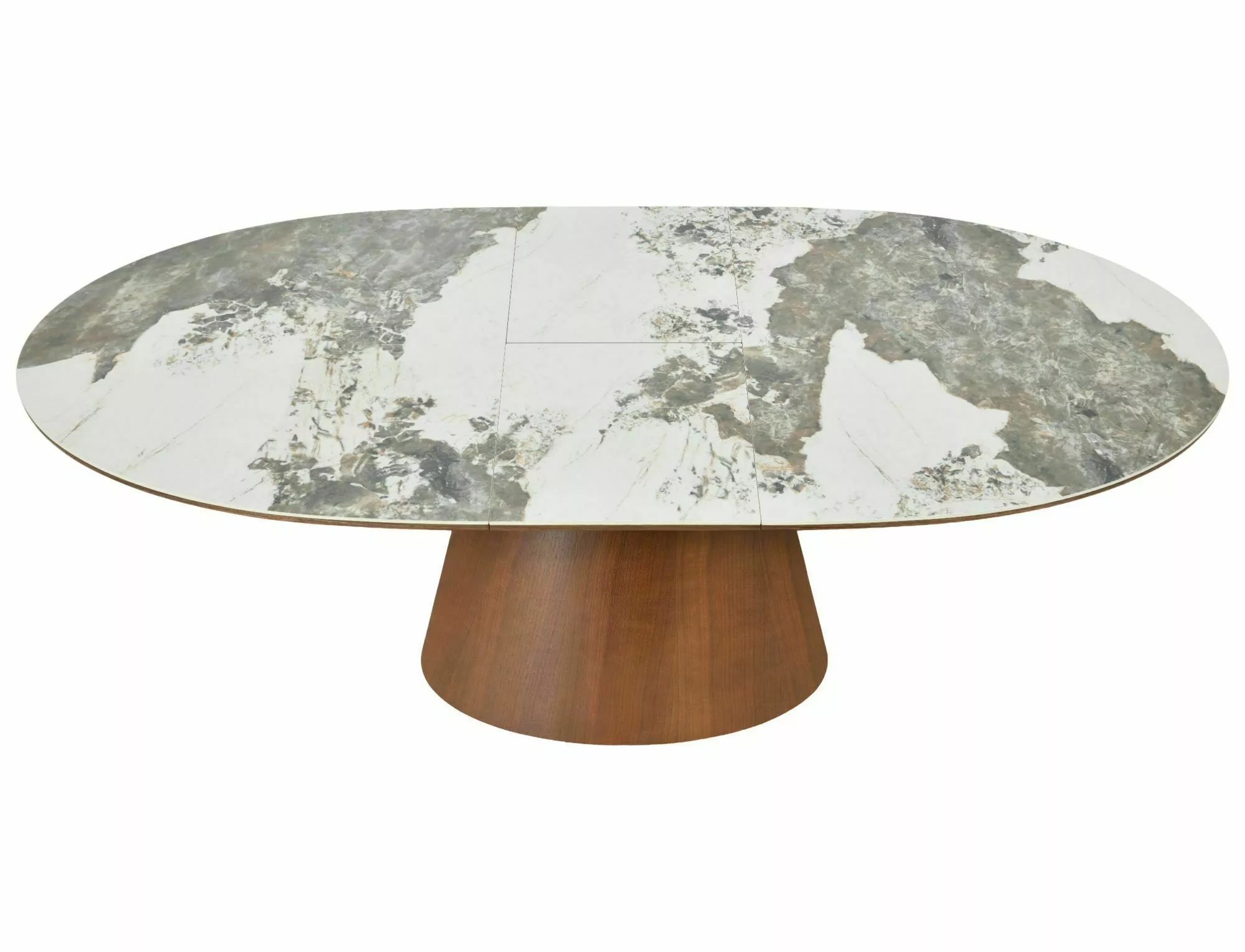 Marocco jedálenský keramický stôl, orech