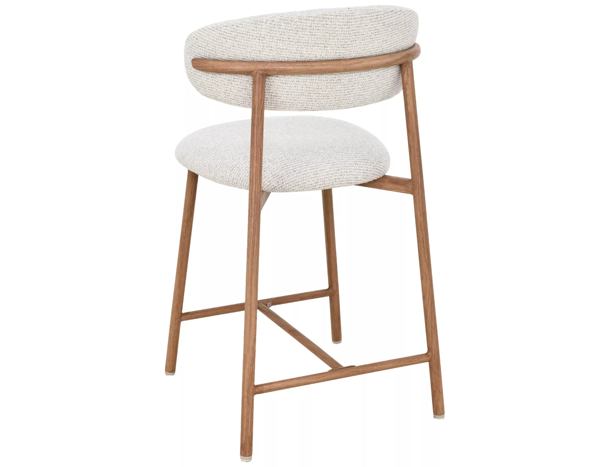 Elton H-2 barová stolička, svetlo béžová / dub