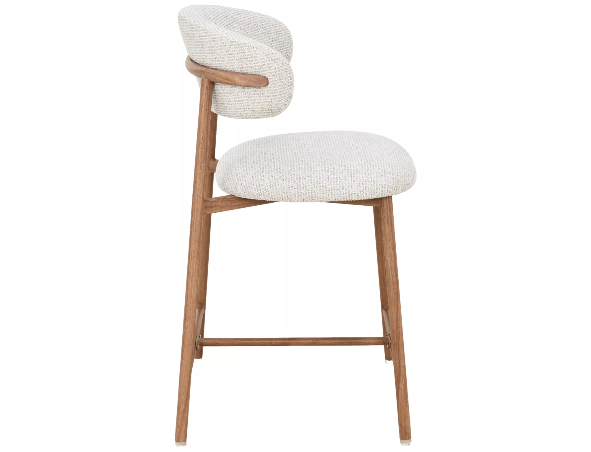 Elton H-2 barová stolička, svetlo béžová / dub