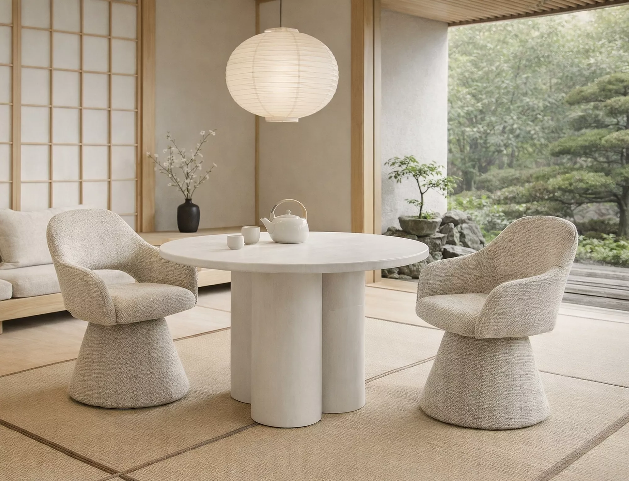 Jedálenská stolička Riku Noelle, béžová