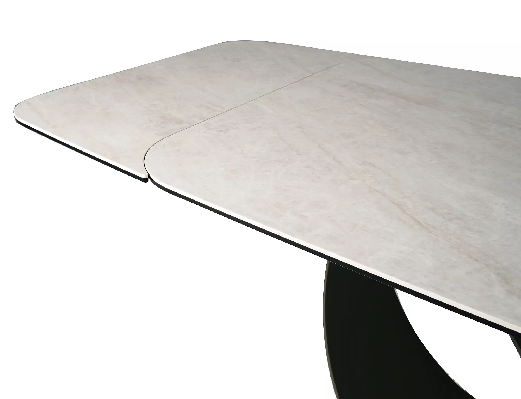 Keramický jedálenský stôl Infinity 160-240, mramor/medená