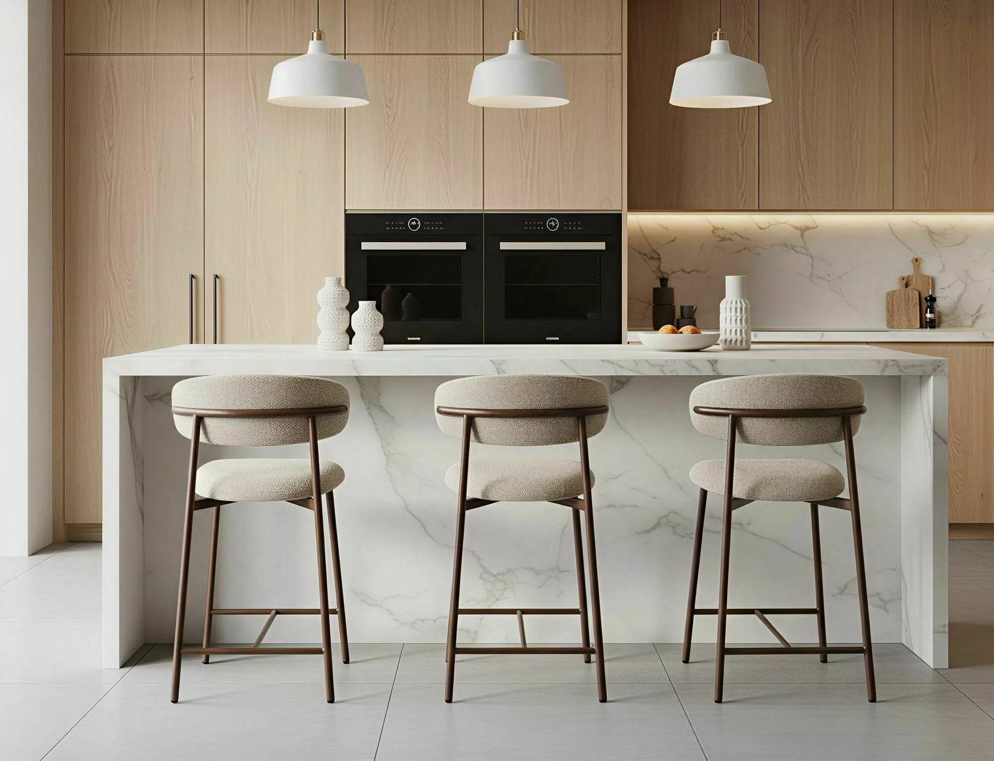 Elton H-2 Noelle barová stolička, béžová