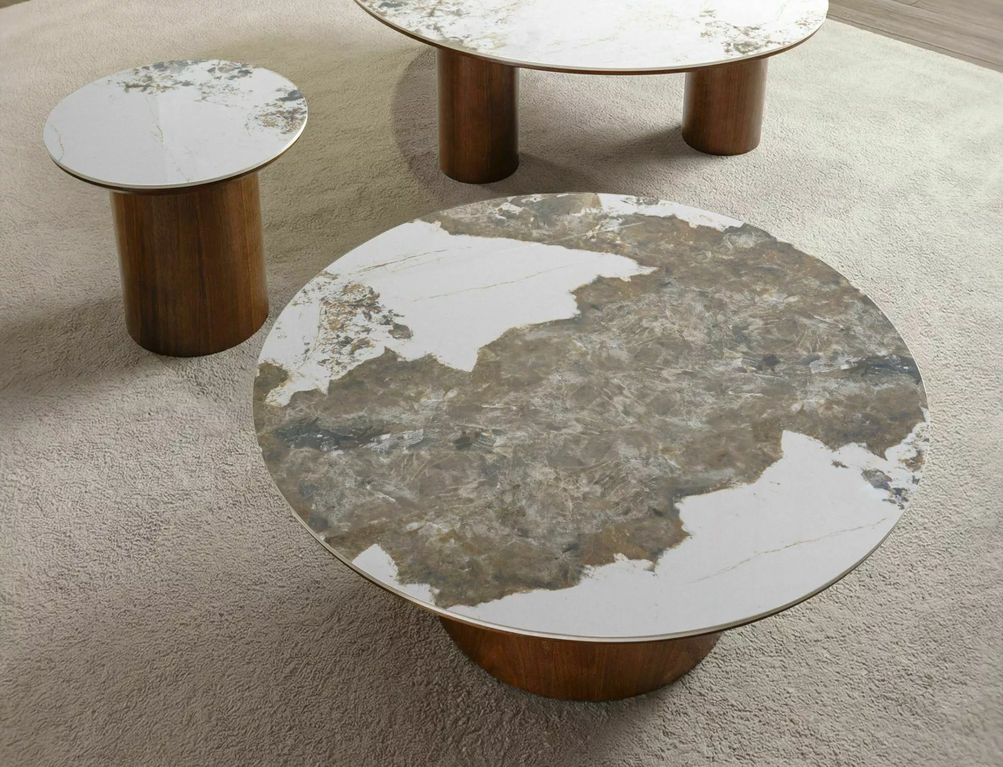 Konferenčný stolík Rondo, orech