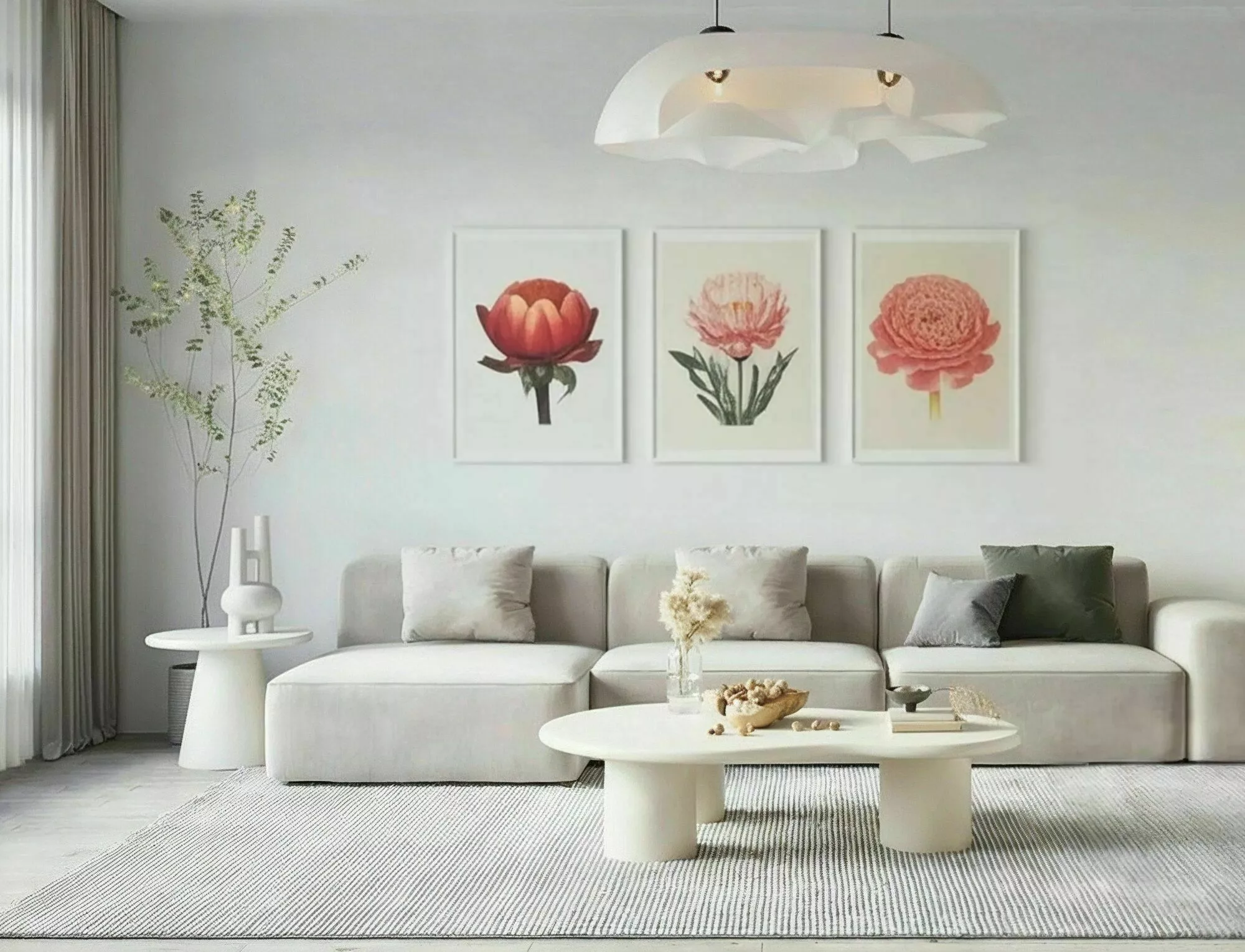 Konferenčný stolík Selena, ecru