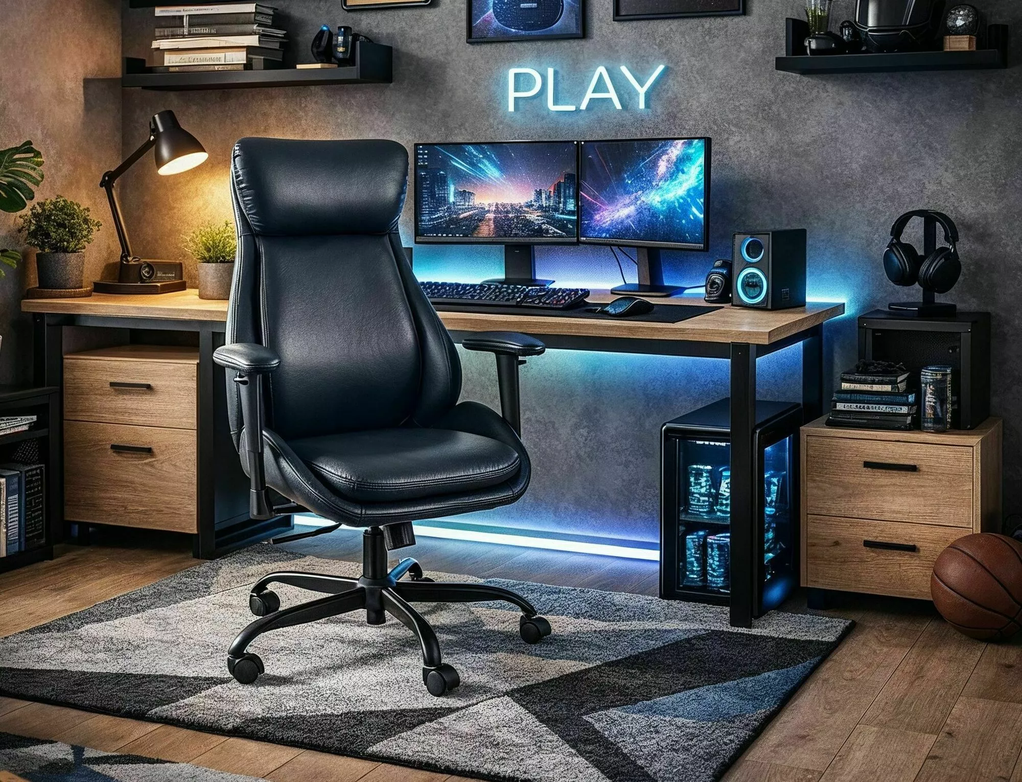 Kancelárska stolička Q-092, granátová