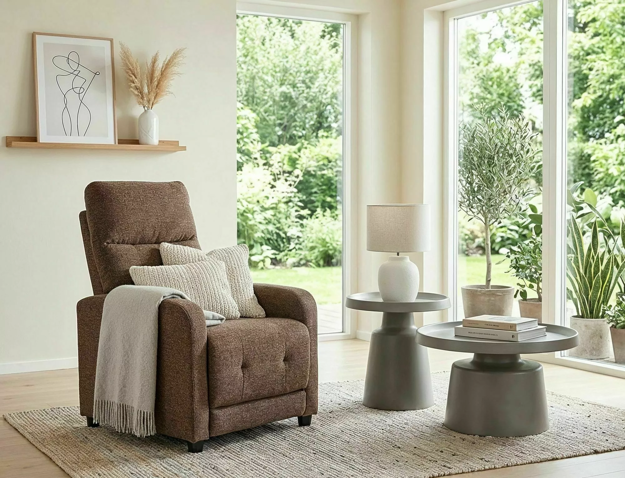 Set konferenčných stolíkov Rodos, béžová