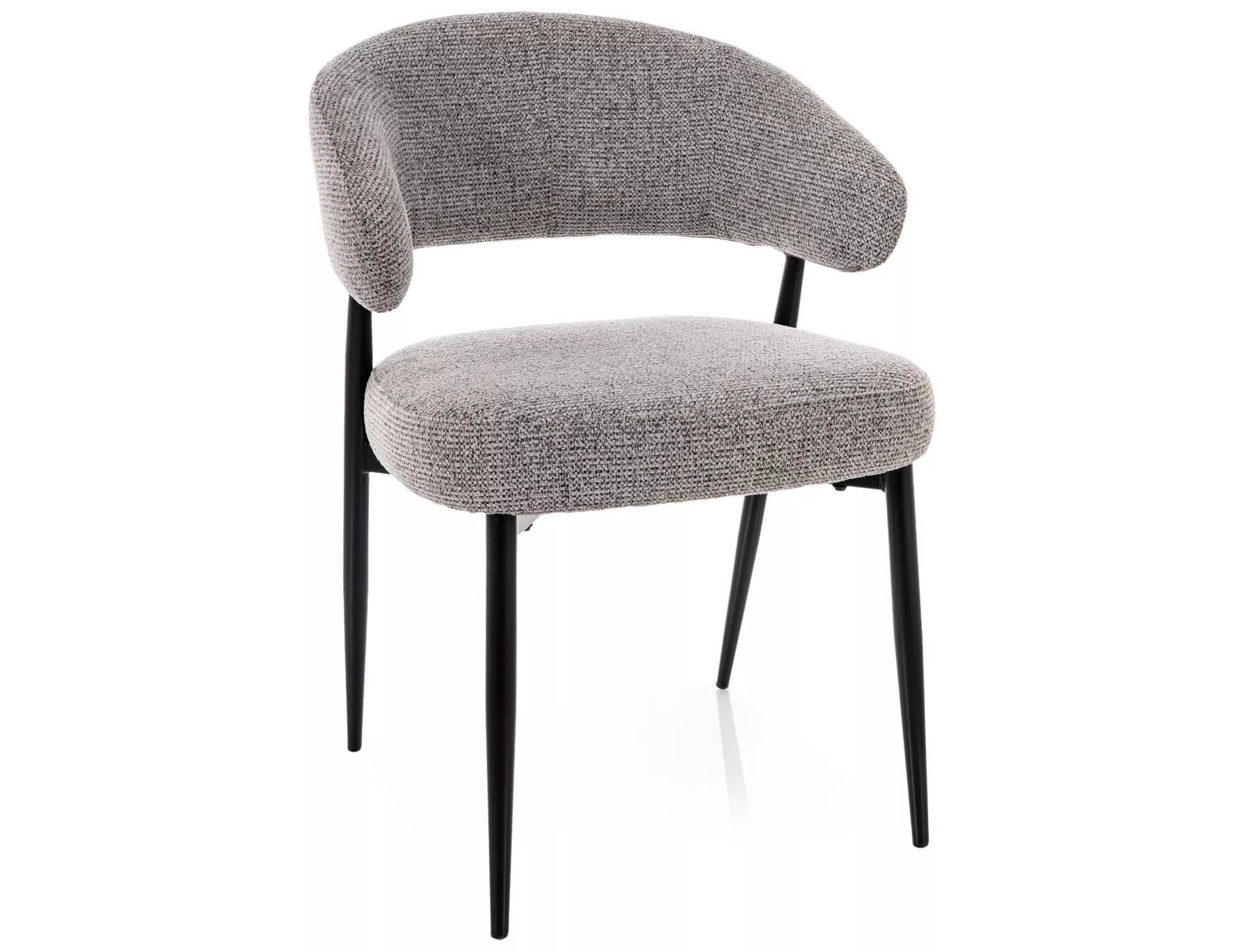 Jedálenská stolička Lucio Noelle, sivá