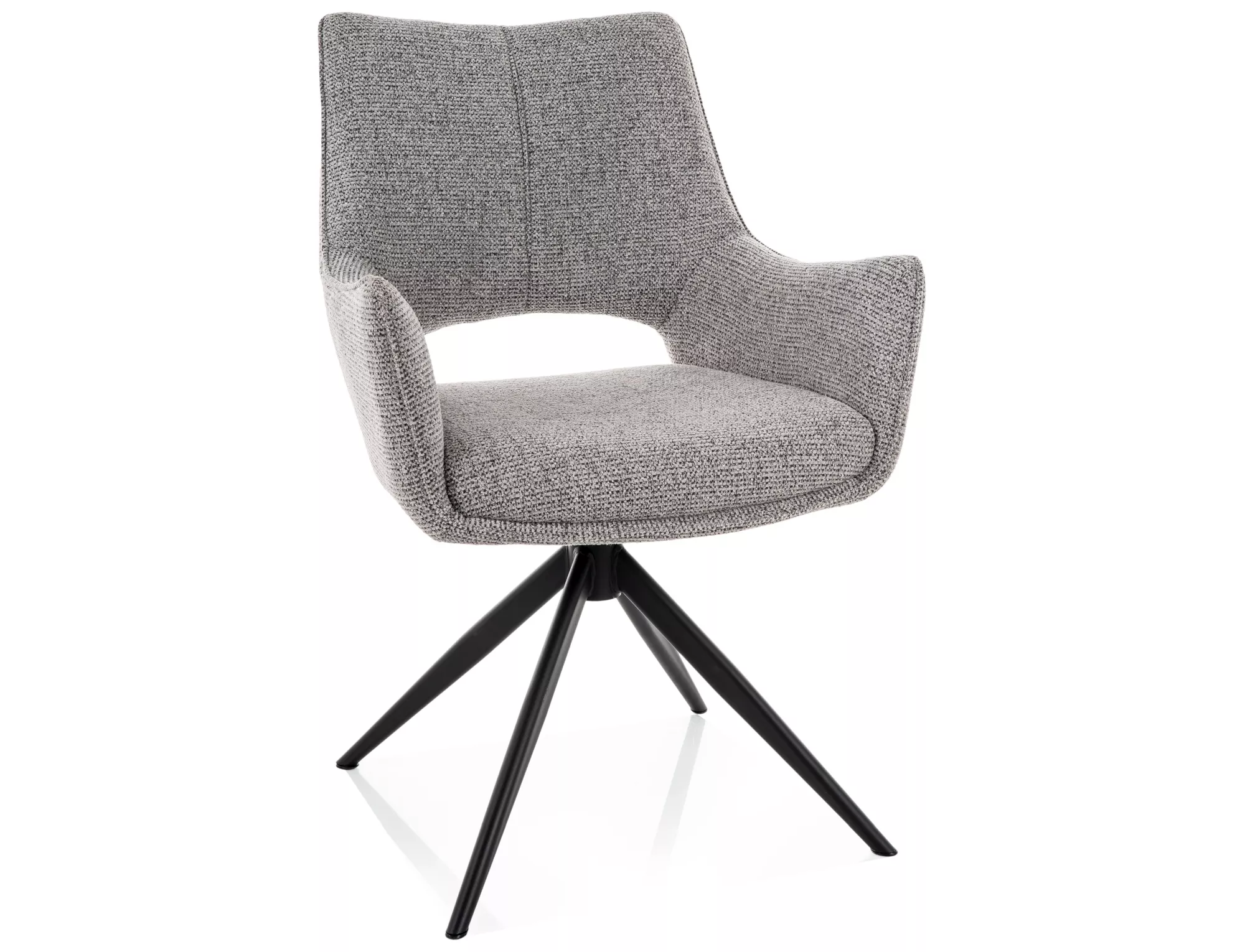 Jedálenská stolička Fino II, sivá