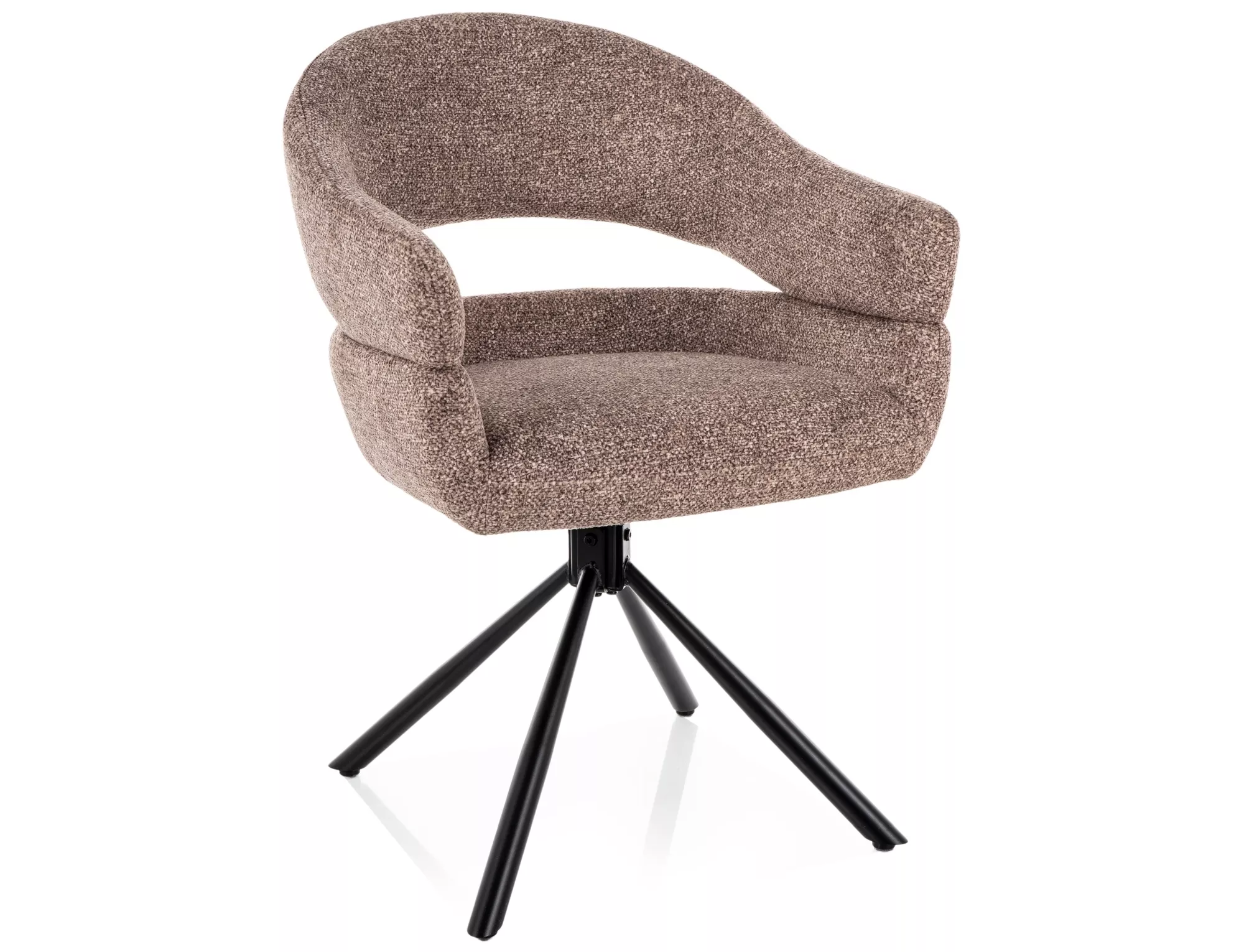 Jedálenská stolička Borgo Leo, tmavá béžová