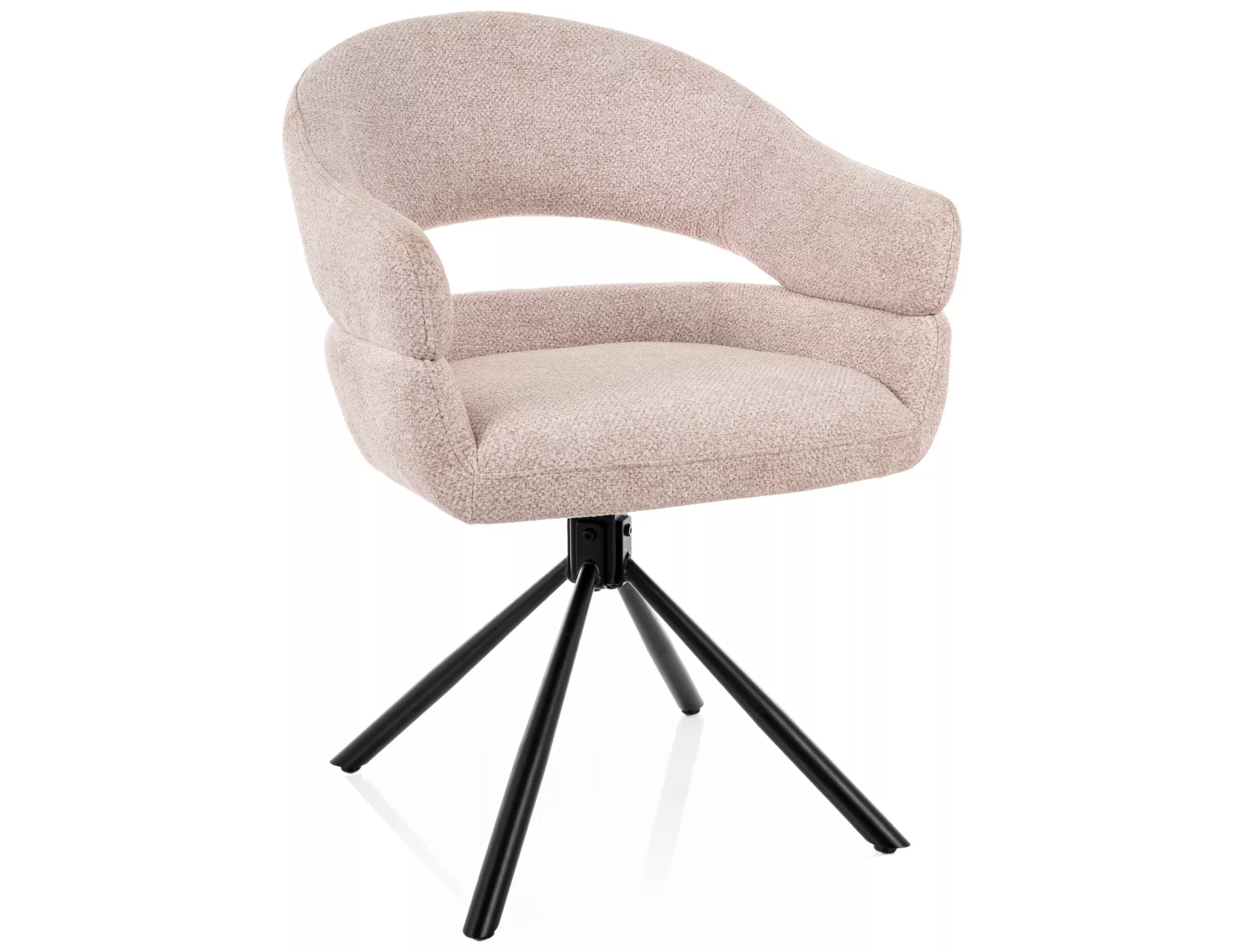 Jedálenská stolička Borgo Leo, svetlo béžová