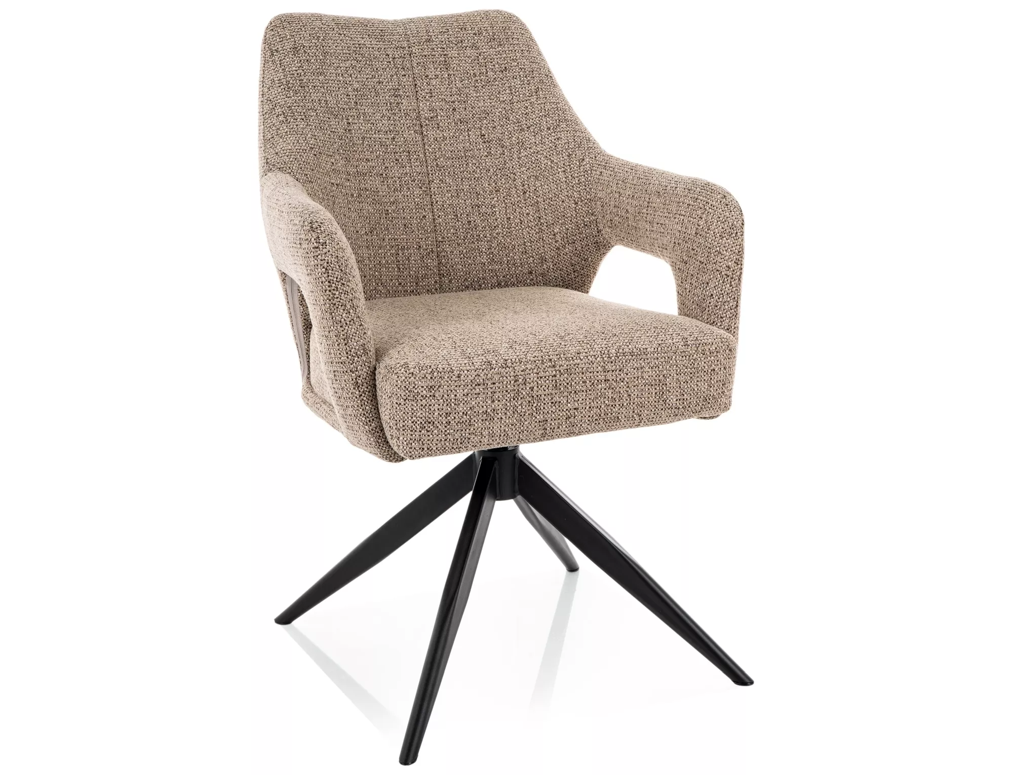 Jedálenská stolička Olsen Noelle, tmavá béžová