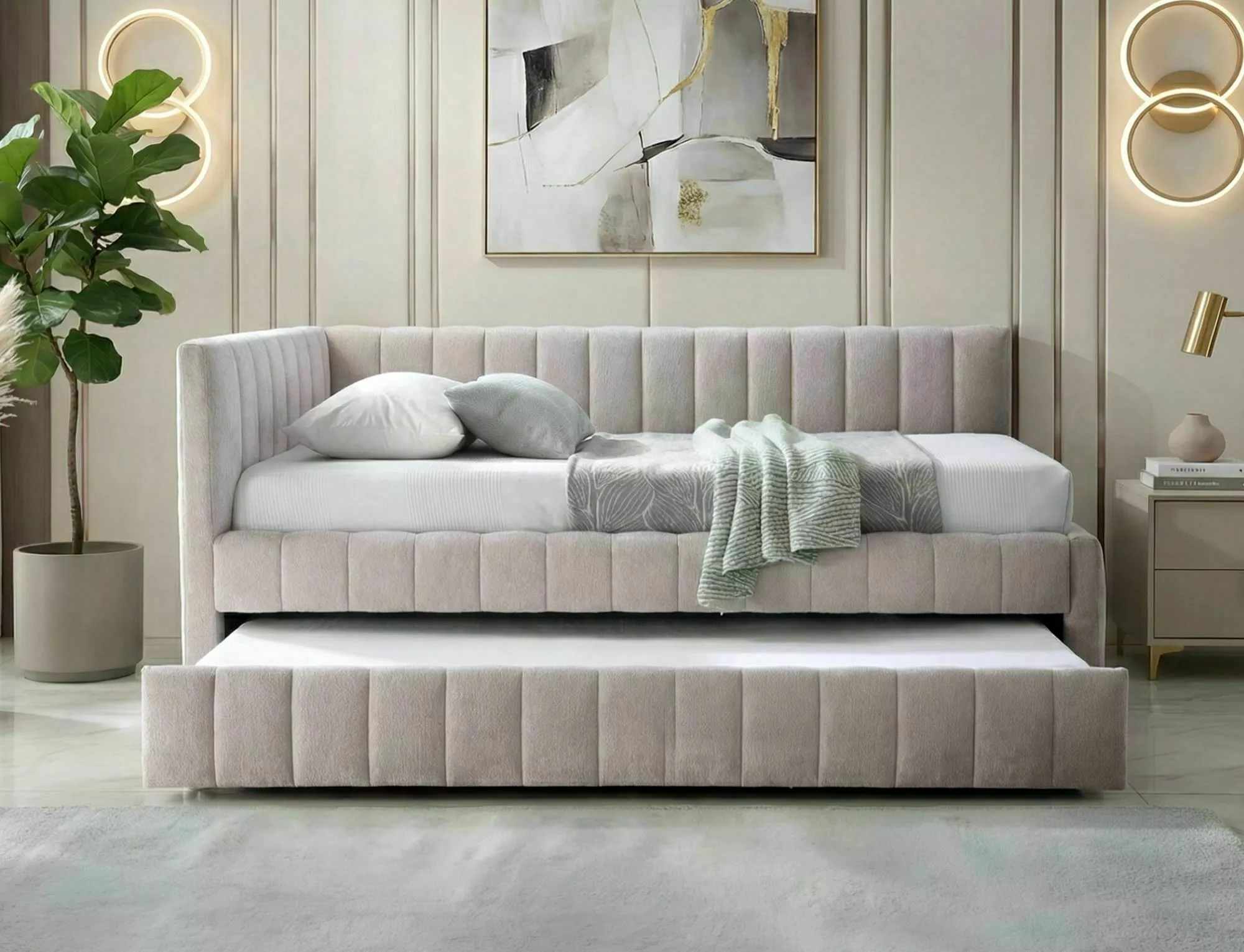 Posteľ Alfie 120x200 Ravena, béžová