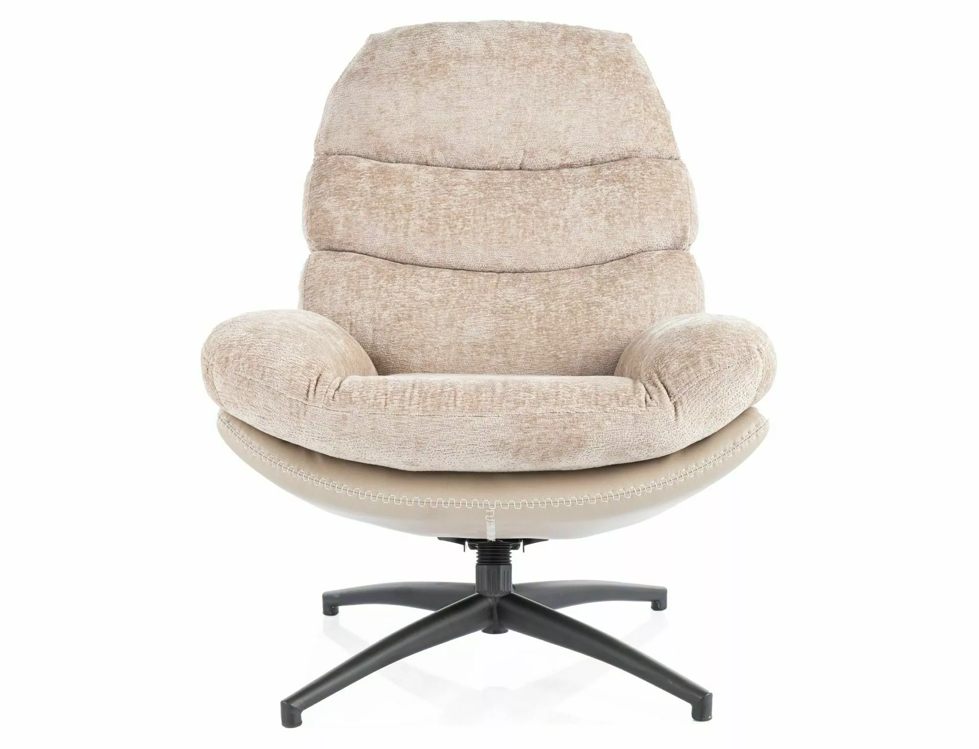 GISELLE kreslo, ant.ružová 236/ béžová eko koža 237