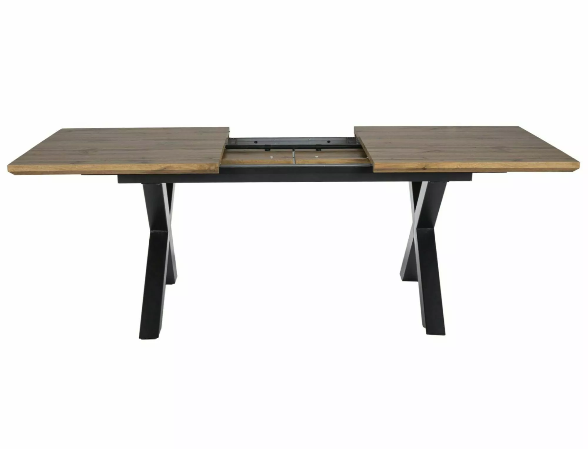 XAVIERO II stôl jedálenský 160(240)x90cm, dub artisan/čierny