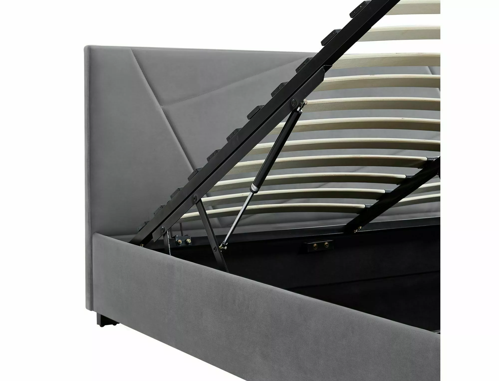 COLUMBIA VELVET 160x200 cm posteľ manželská s roštom, tap.92 sivá