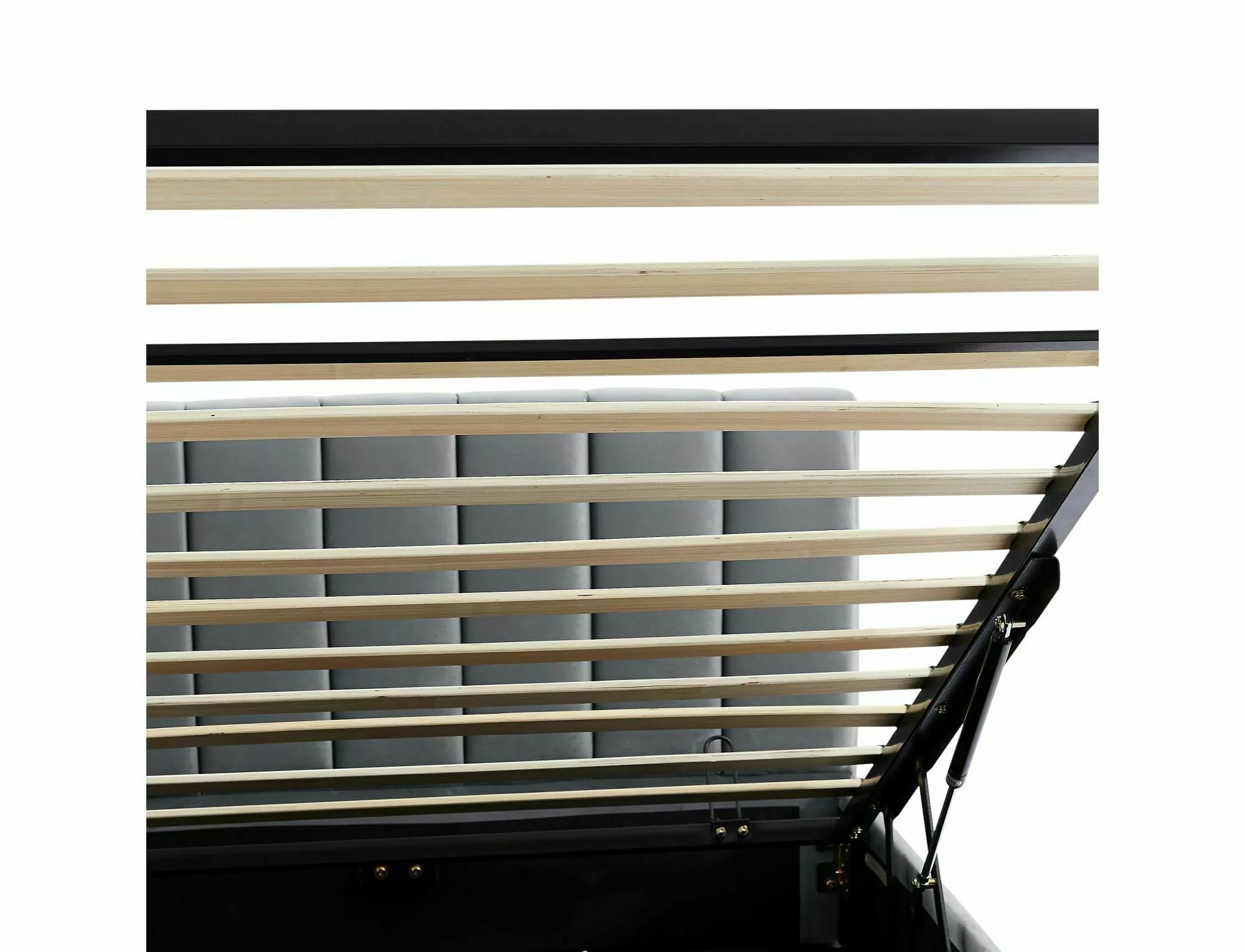 MONTREAL VELVET 120x200 cm posteľ s roštom, sivá tap.192