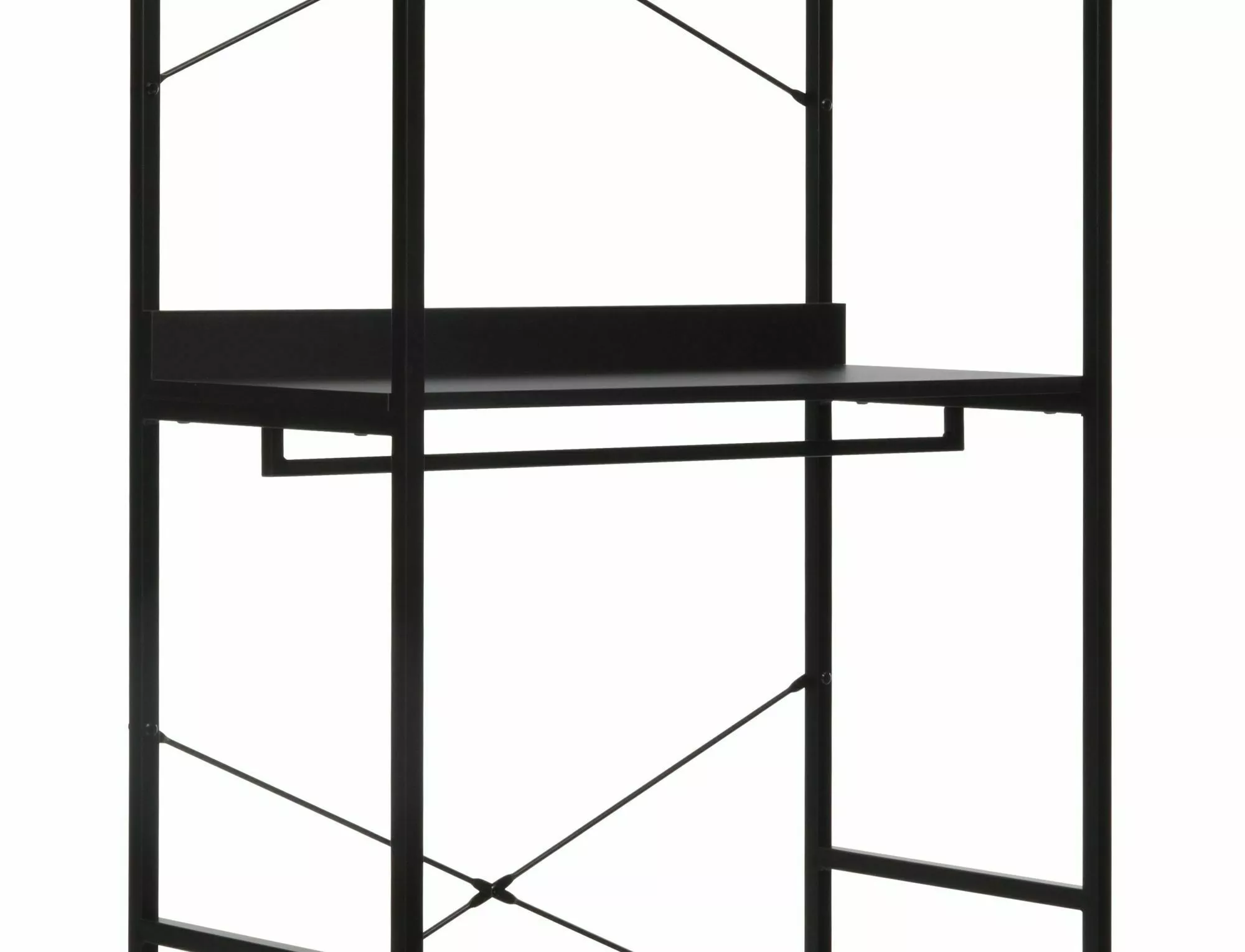 Regál Rin A, čierna