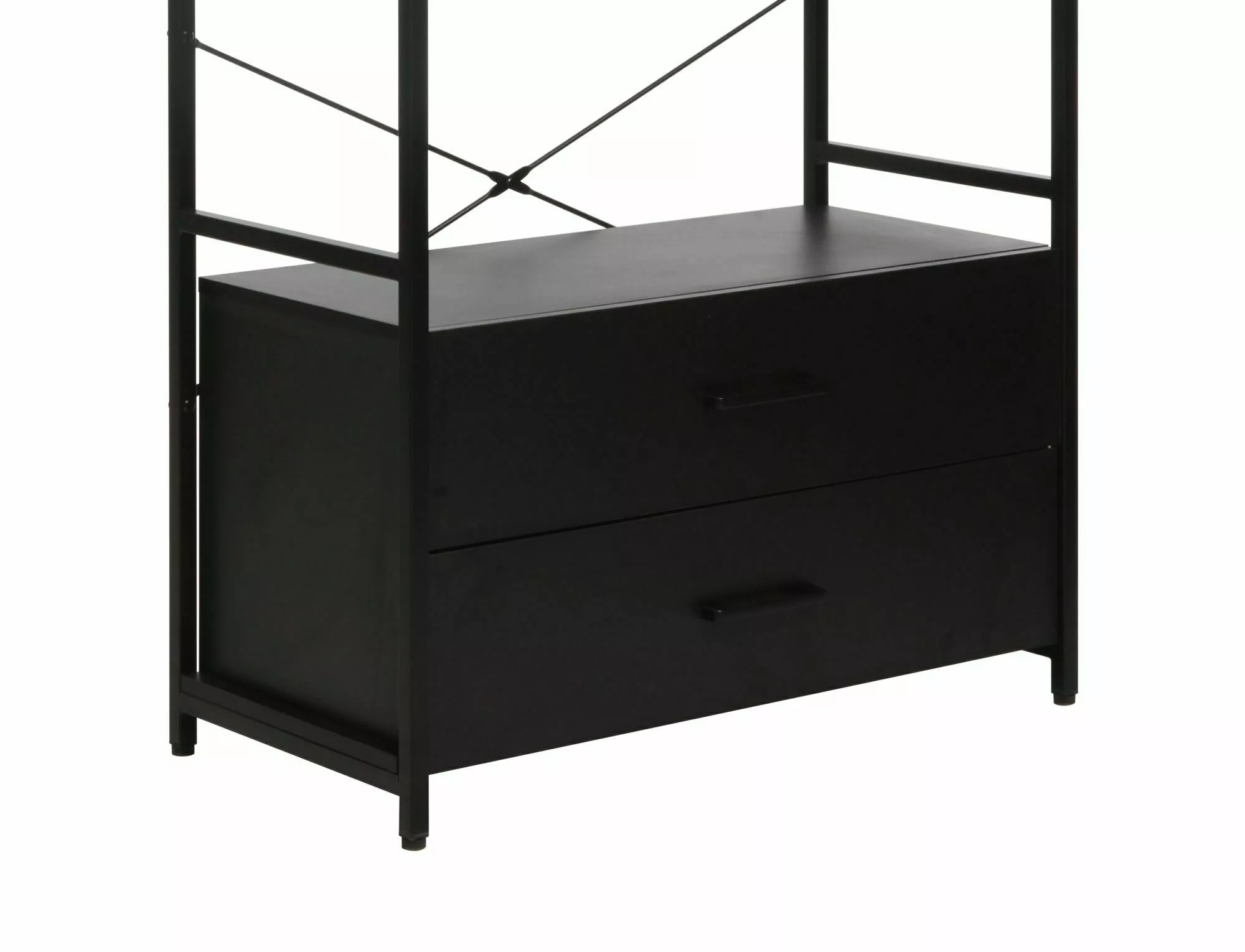 RIN C regál, čierna